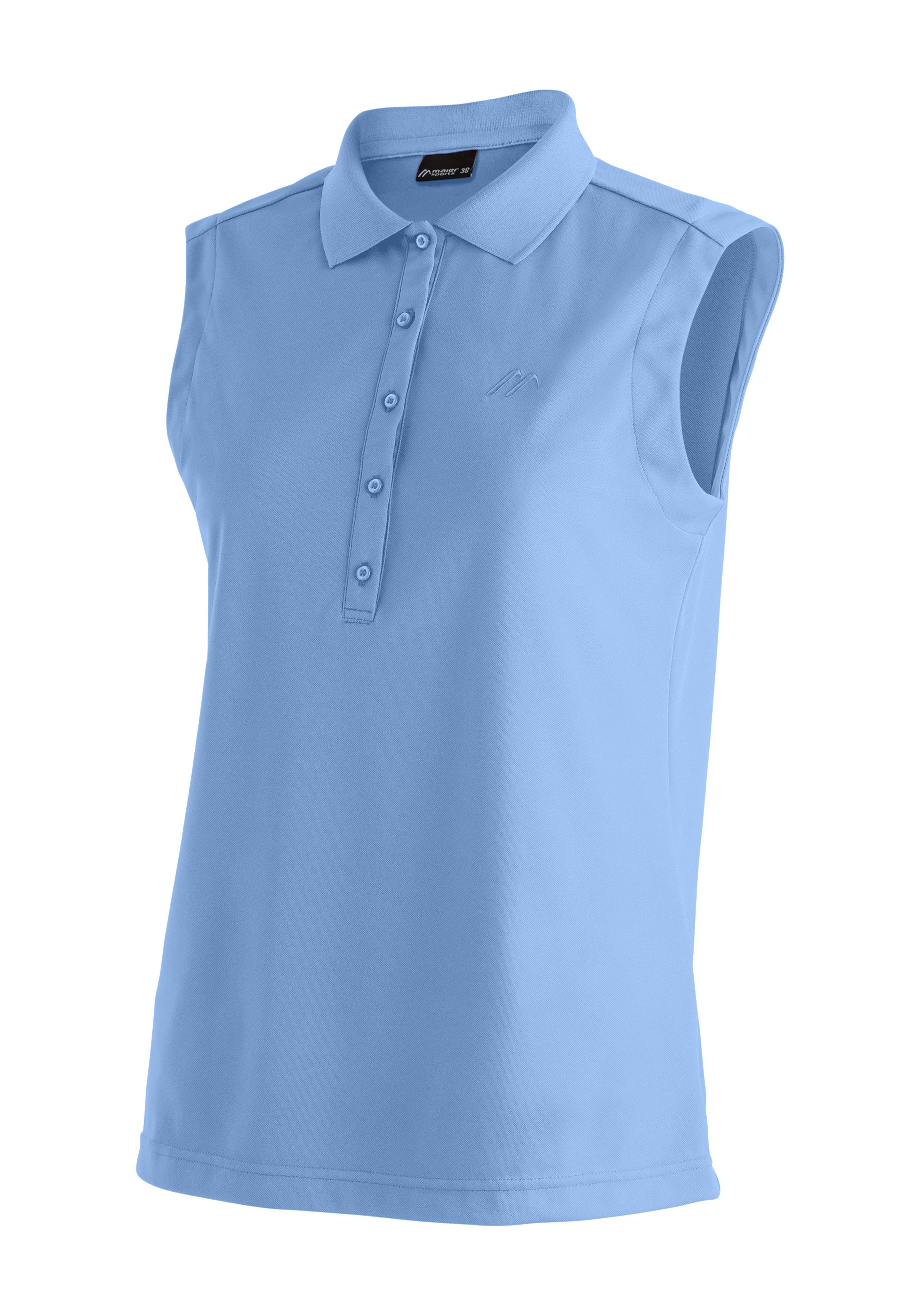 Maier Sports Poloshirt Ulrike sleeveless Damen Polo, leichtes Shirt, ärmelloses Funktionsshirt, Regular Fit