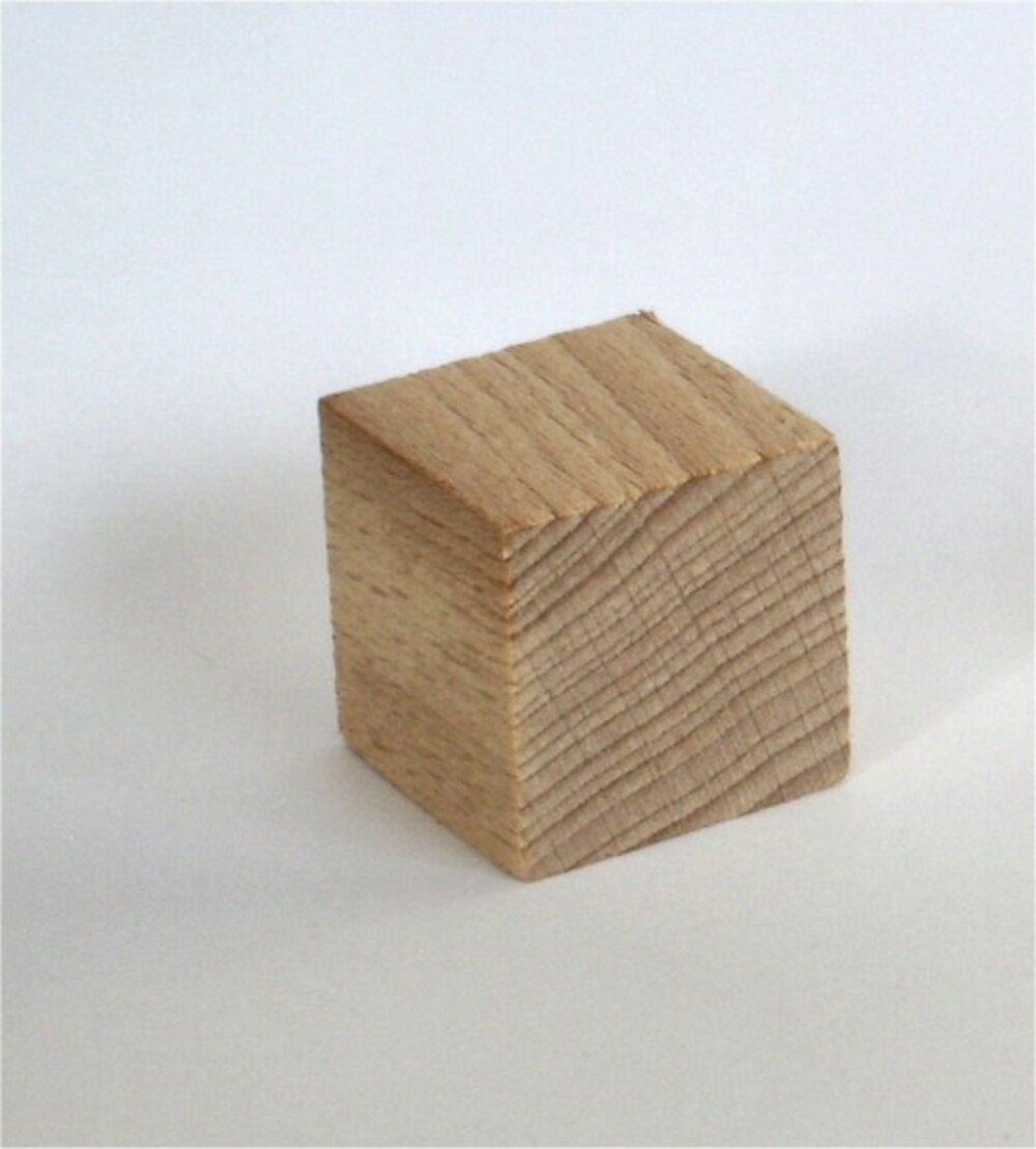 Erzgebirgische Holzspielwaren Ebert GmbH Würfel Buche natur vollkantig 30mm Konstruktionsspielsteine