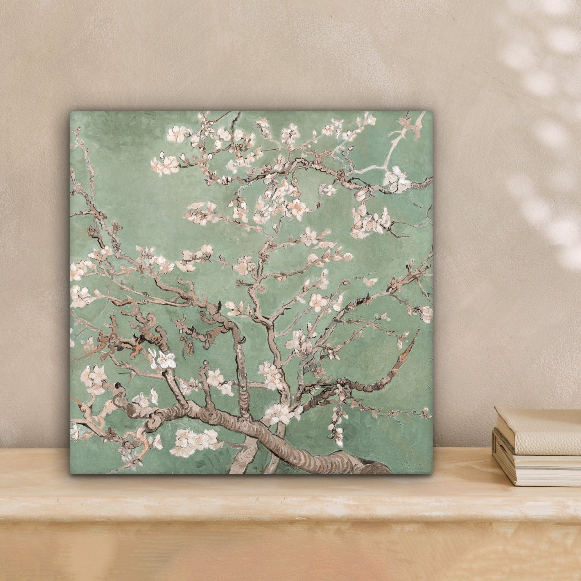 OneMillionCanvasses® Leinwandbild Mandelblüte - Kunst - Van Gogh - Grün, Fo günstig online kaufen