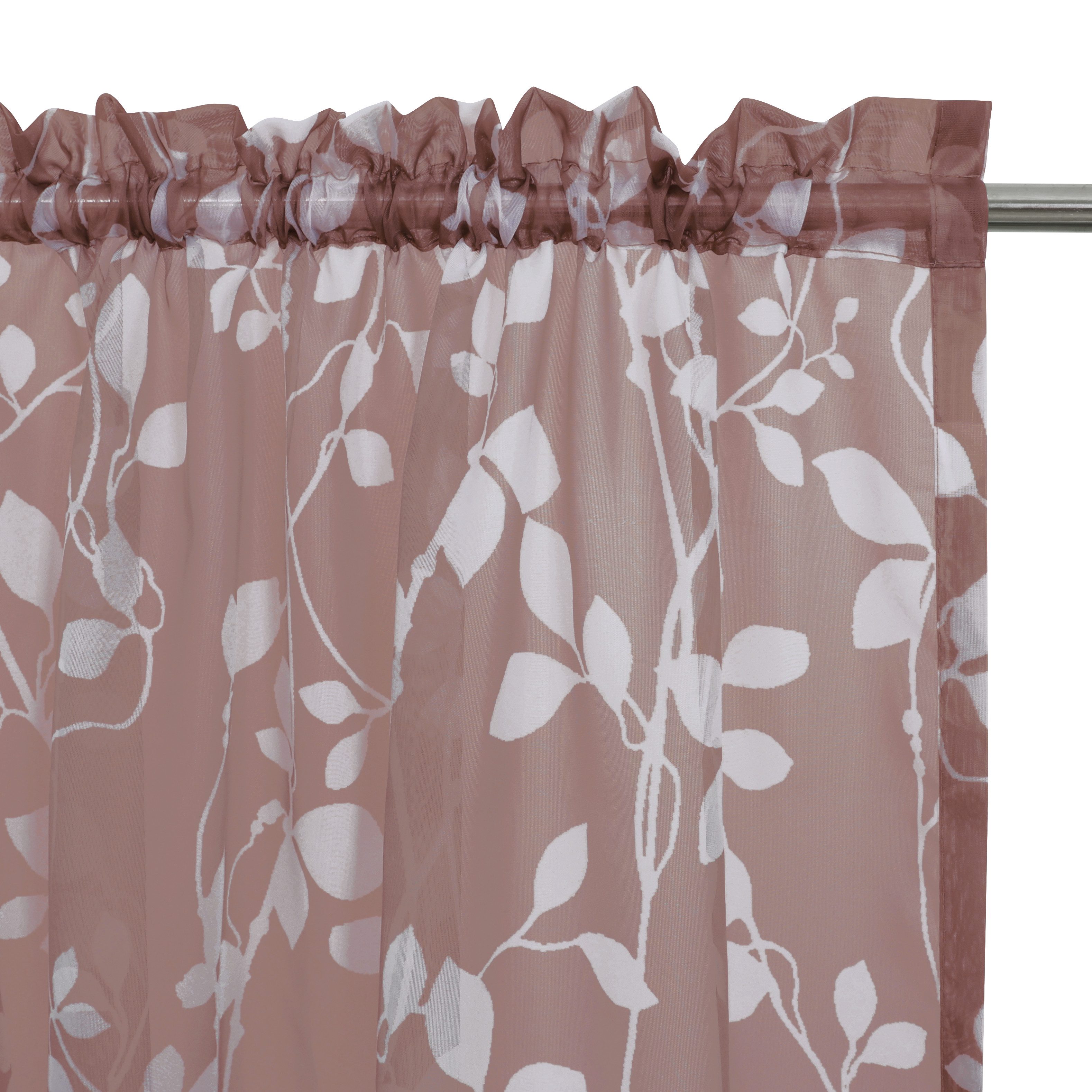 OTTO home Gardine Issoire (1 St), Stangendurchzug, transparent, Wohnzimmer, Schlafzimmer, Esszimmer, gemustert, modern – Bild 4 von 5