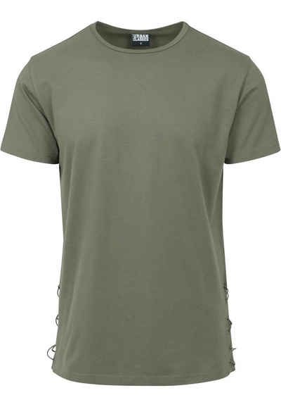 URBAN CLASSICS T-Shirt Urban Classics Herren Lace Up Long Tee (1-tlg)