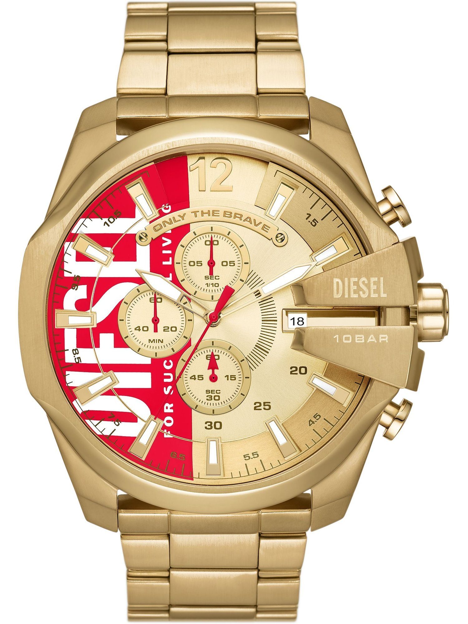 Diesel Chronograph Diesel Herren-Uhren Analog Quarz günstig online kaufen