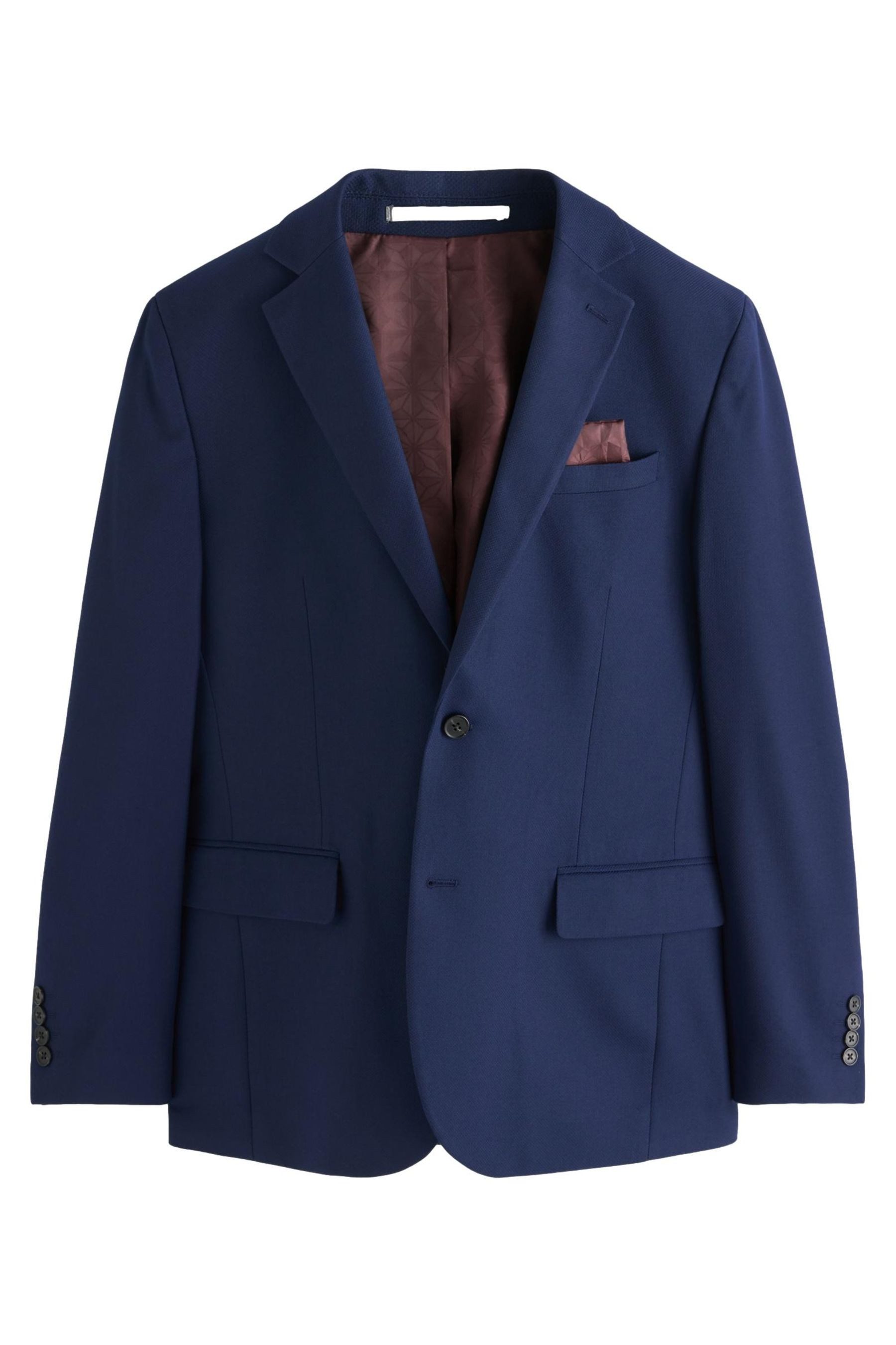 Baukastensakko Tailored Fit Anzugsakko mit Struktur