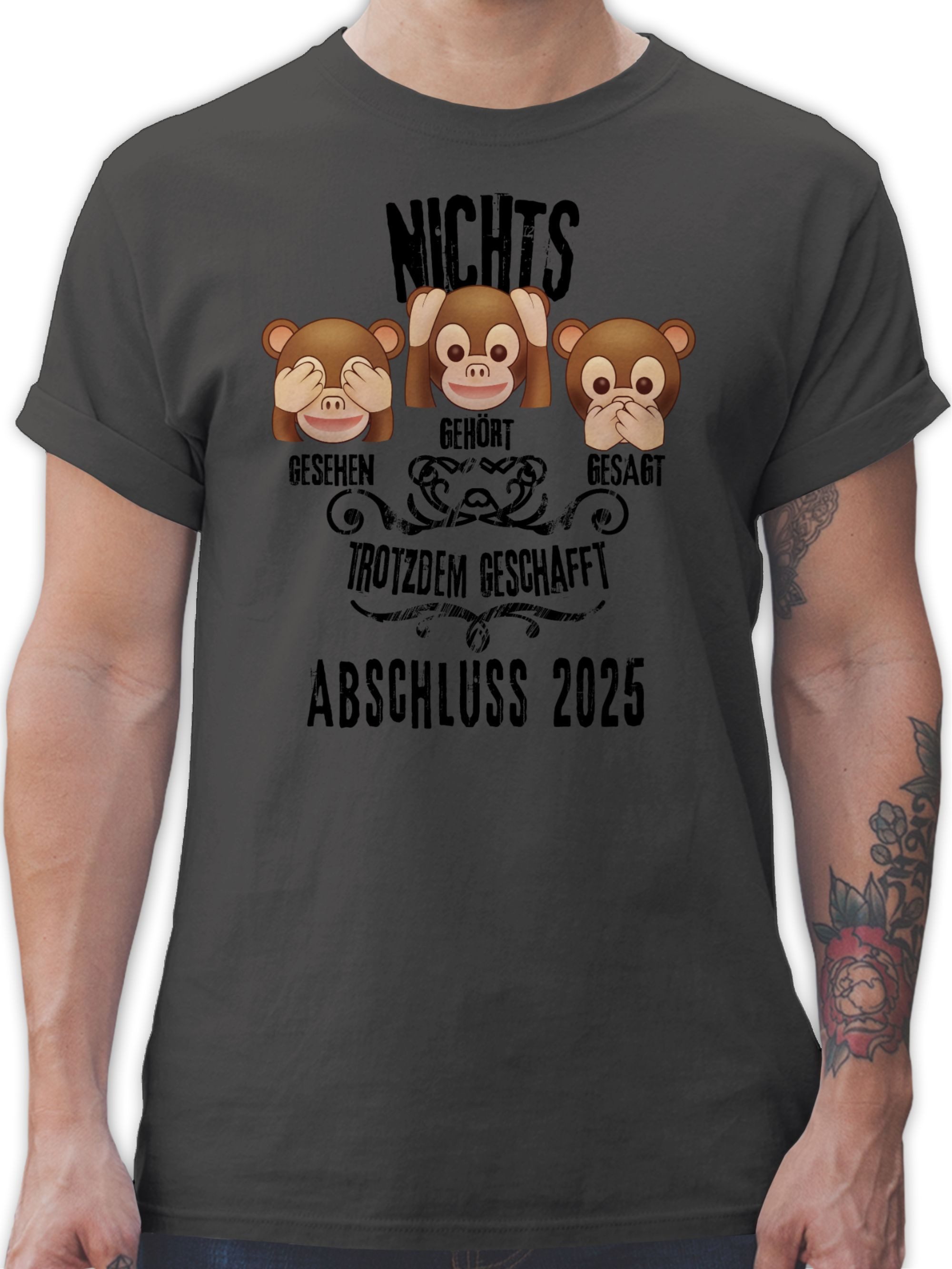 Shirtracer T-Shirt 3 Affen ABSCHLUSS 2025 günstig online kaufen