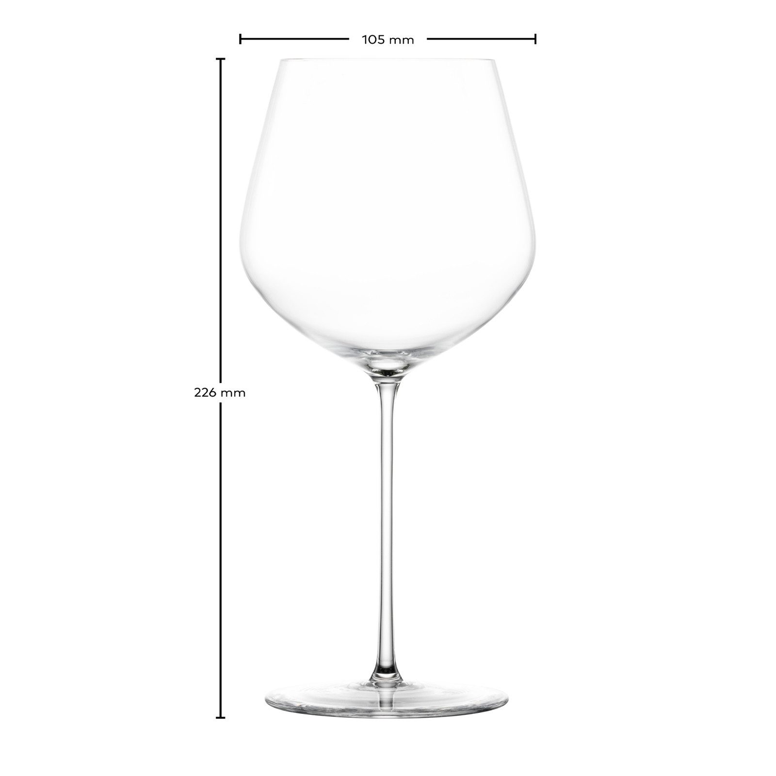 Zwiesel Glas Weinglas VUELO Allround Weingläser 640 ml 2er Set, 2-tlg., Glas