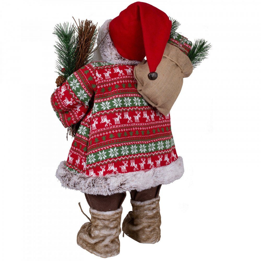 Weihnachtsmann 80cm DOTMALL Weihnachtsmann Figur Magnus XL Weihnachtsmann Deko