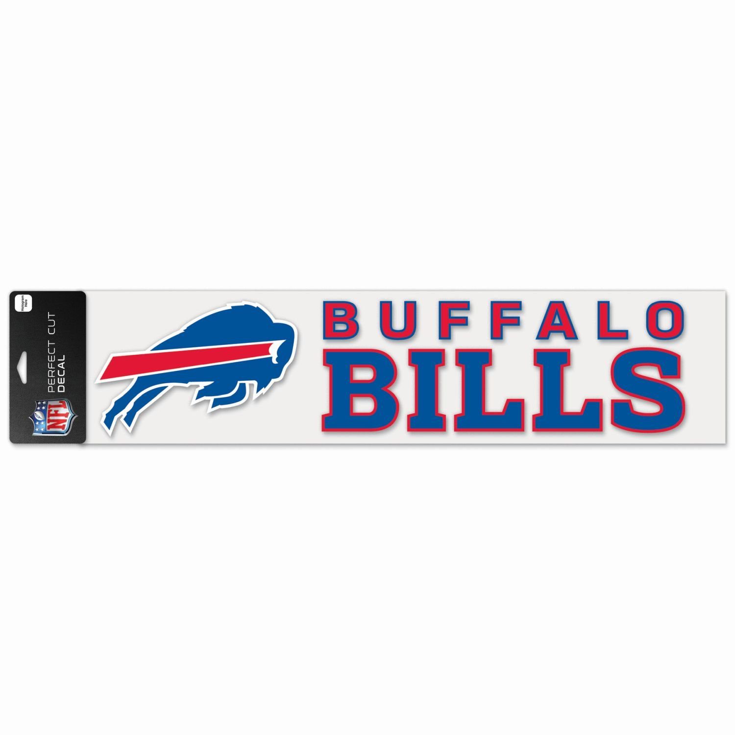 Buffalo NFL Wanddekoobjekt Perfect XXL 10x40cm WinCraft Cut Teams Bills Aufkleber