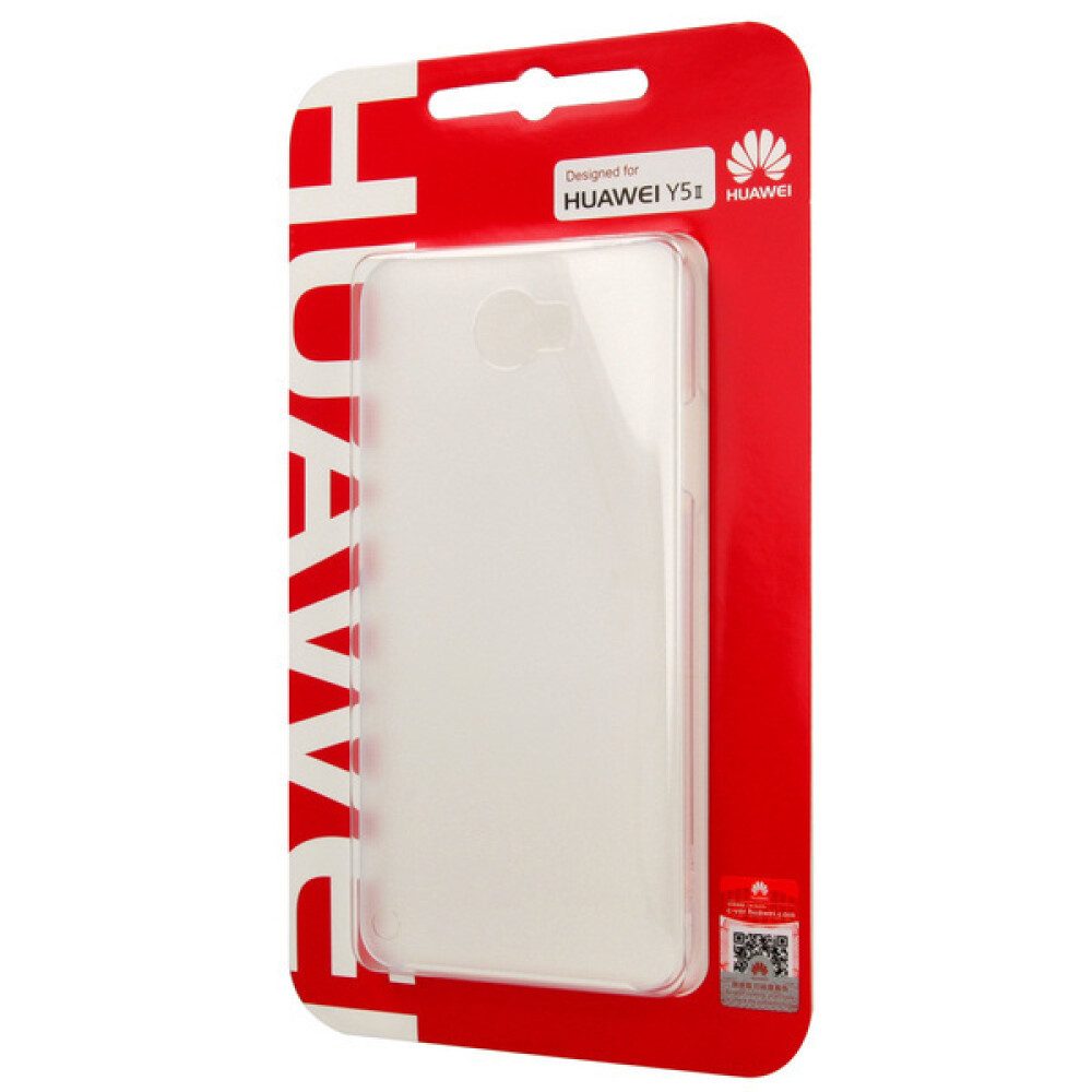 Huawei Handytasche Original Huawei Y5 II Handyhülle Transparent 51991605 (Bumper)