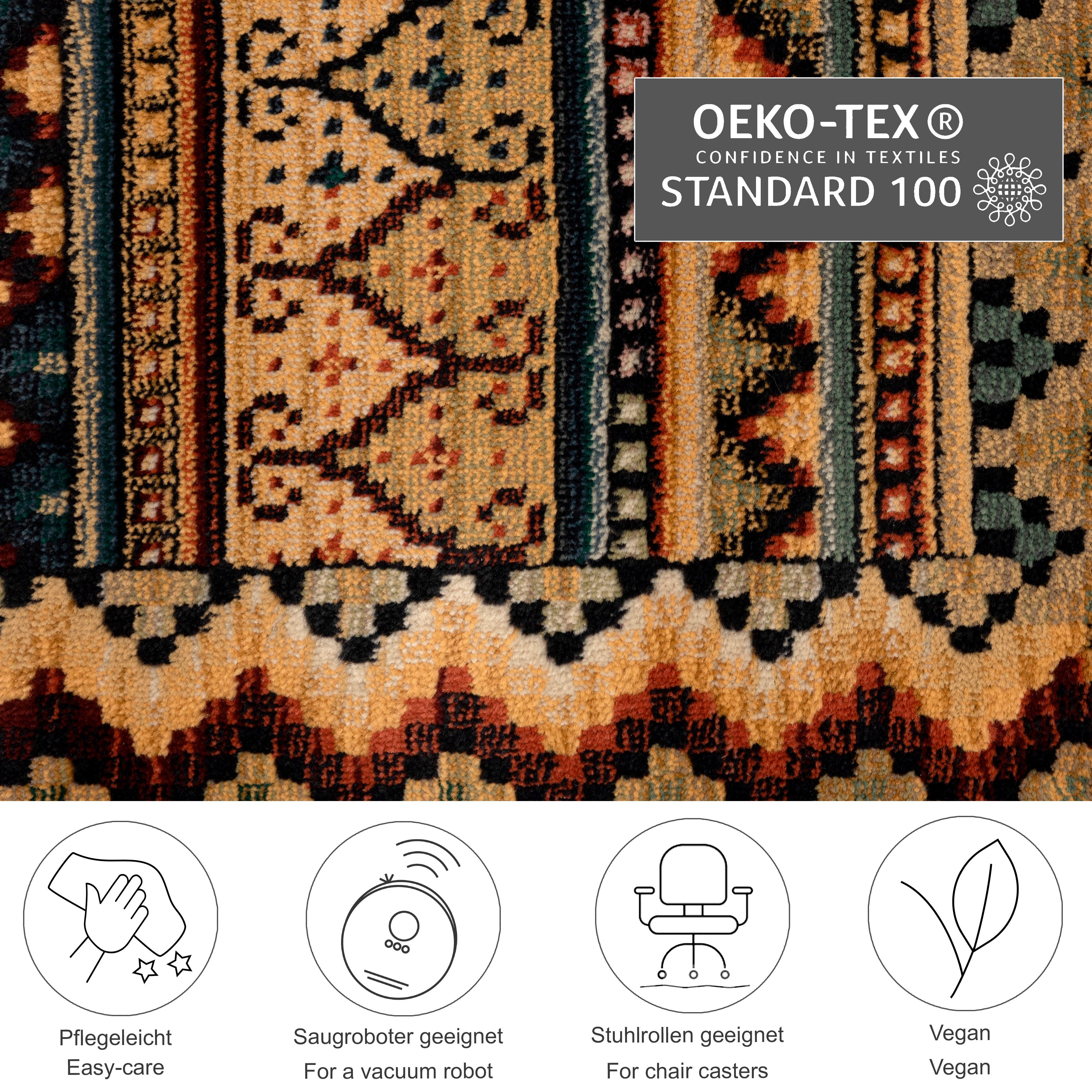 THEKO Teppich "Gabiro 416" rechteckig 10 mm Höhe Kurzflor, Orient Optik, Wo günstig online kaufen