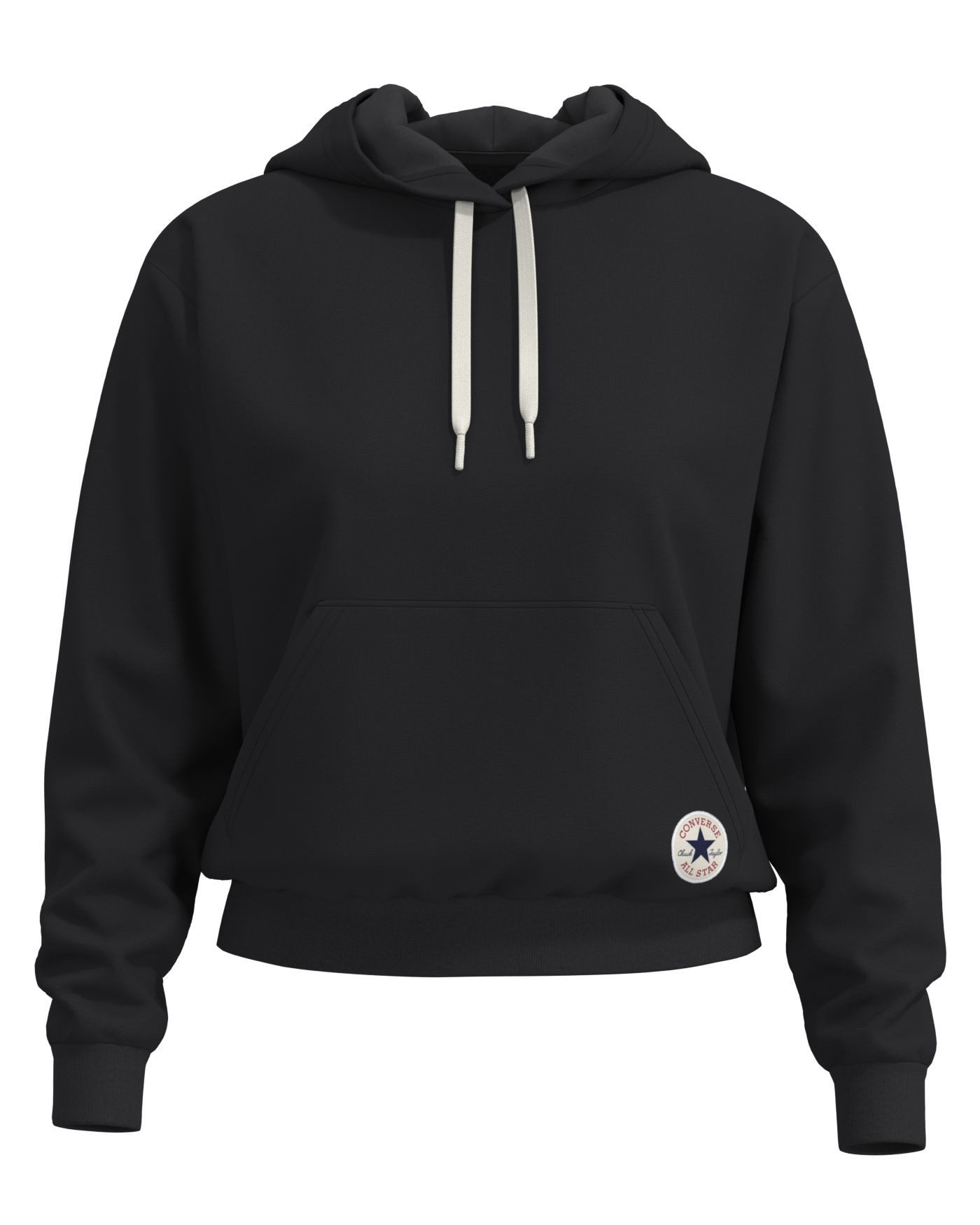 Converse Kapuzensweatshirt CHUCK PATCH HOODIE mit Rundhalsausschnitt, Langarm, aus Baumwolle und Polyester