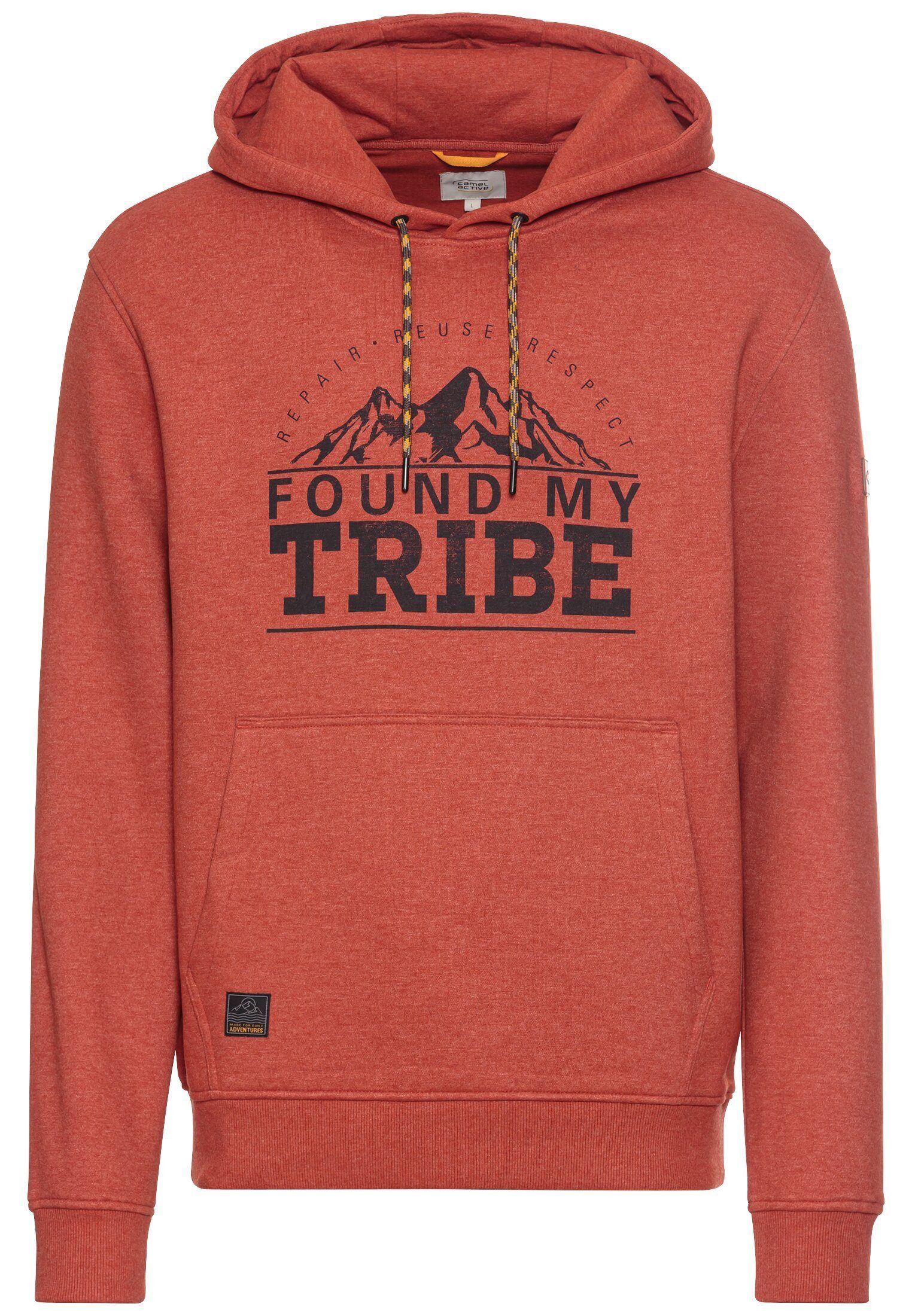 camel active Sweatshirt Sweatshirt mit Kapuze aus einem Baumwollmix günstig online kaufen