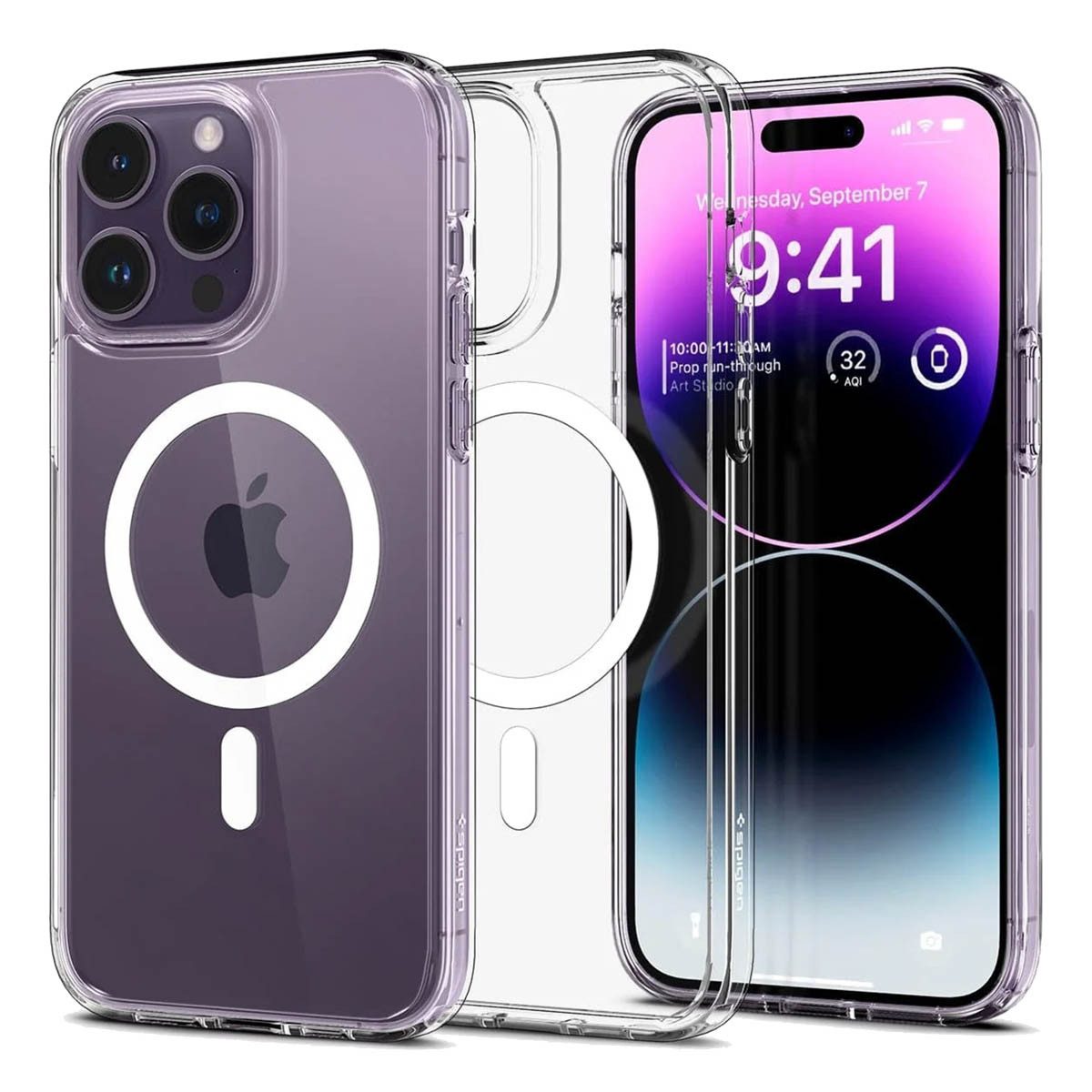 Spigen Backcover Spigen Ultra Hybrid Backcover MagSafe Apple iPhone 14 Pro Max - White
