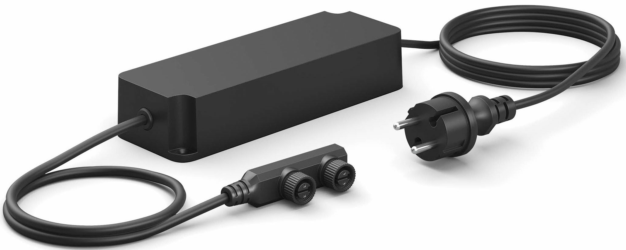 Philips Hue Outdoor Netzteil Niedervolt System 100W Netzteil (IP67, erweiterbar, SchuKo-Stecker für DE)