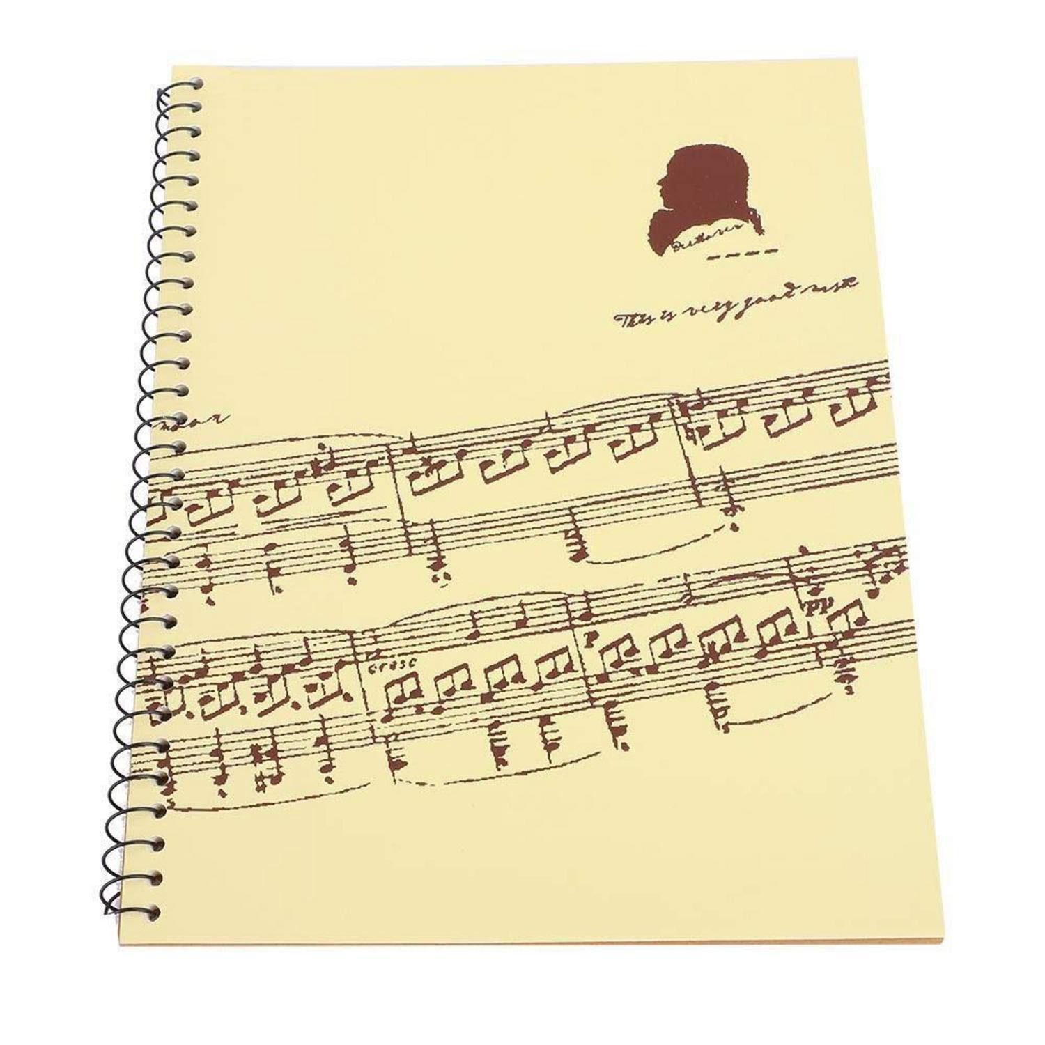 LuxusKollektion Notizbuch Musiknotizbuch 50 Seiten