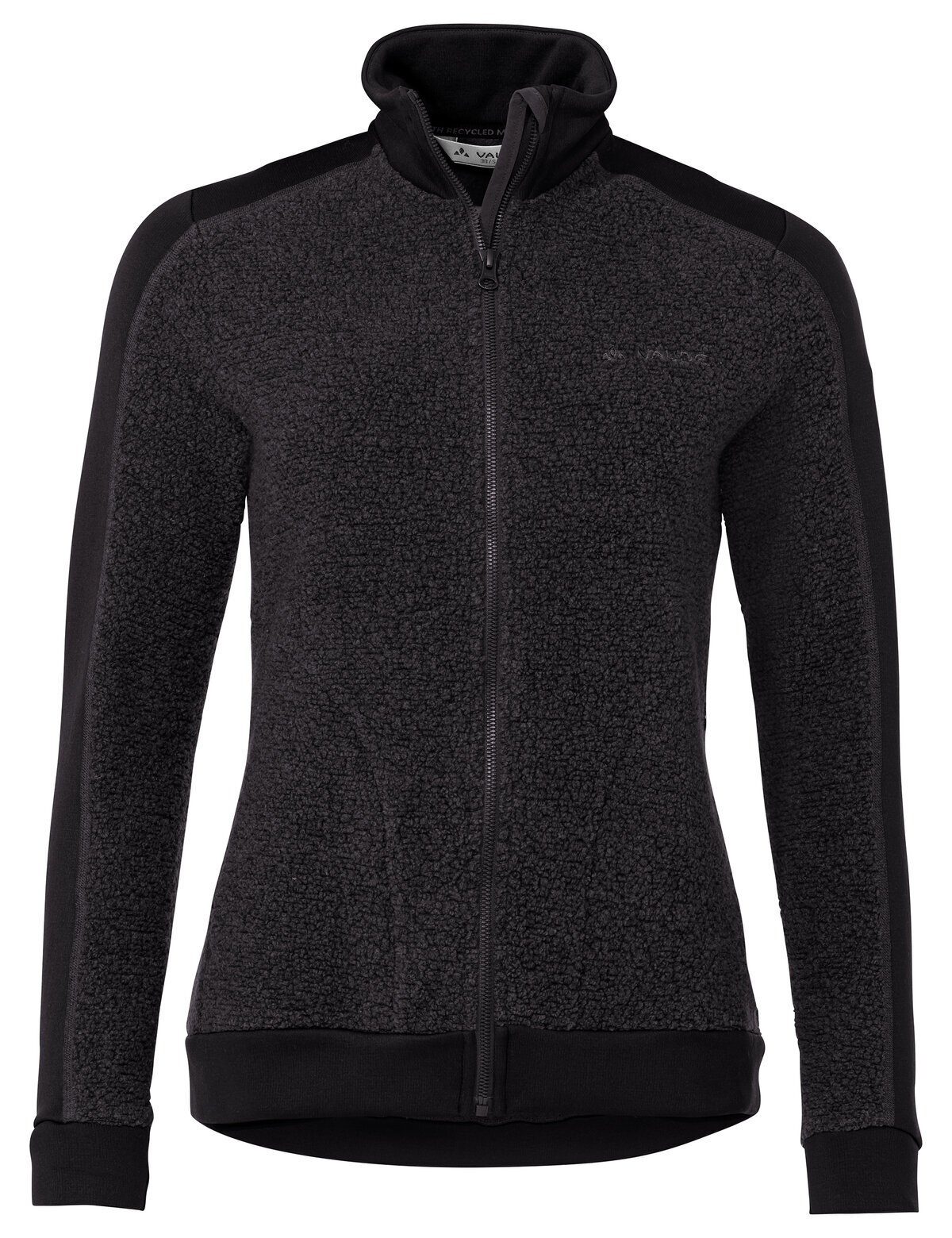 VAUDE Outdoorjacke Women's Skomer Wool Fleece Jacket (1-St) Klimaneutral kompensiert phantom black