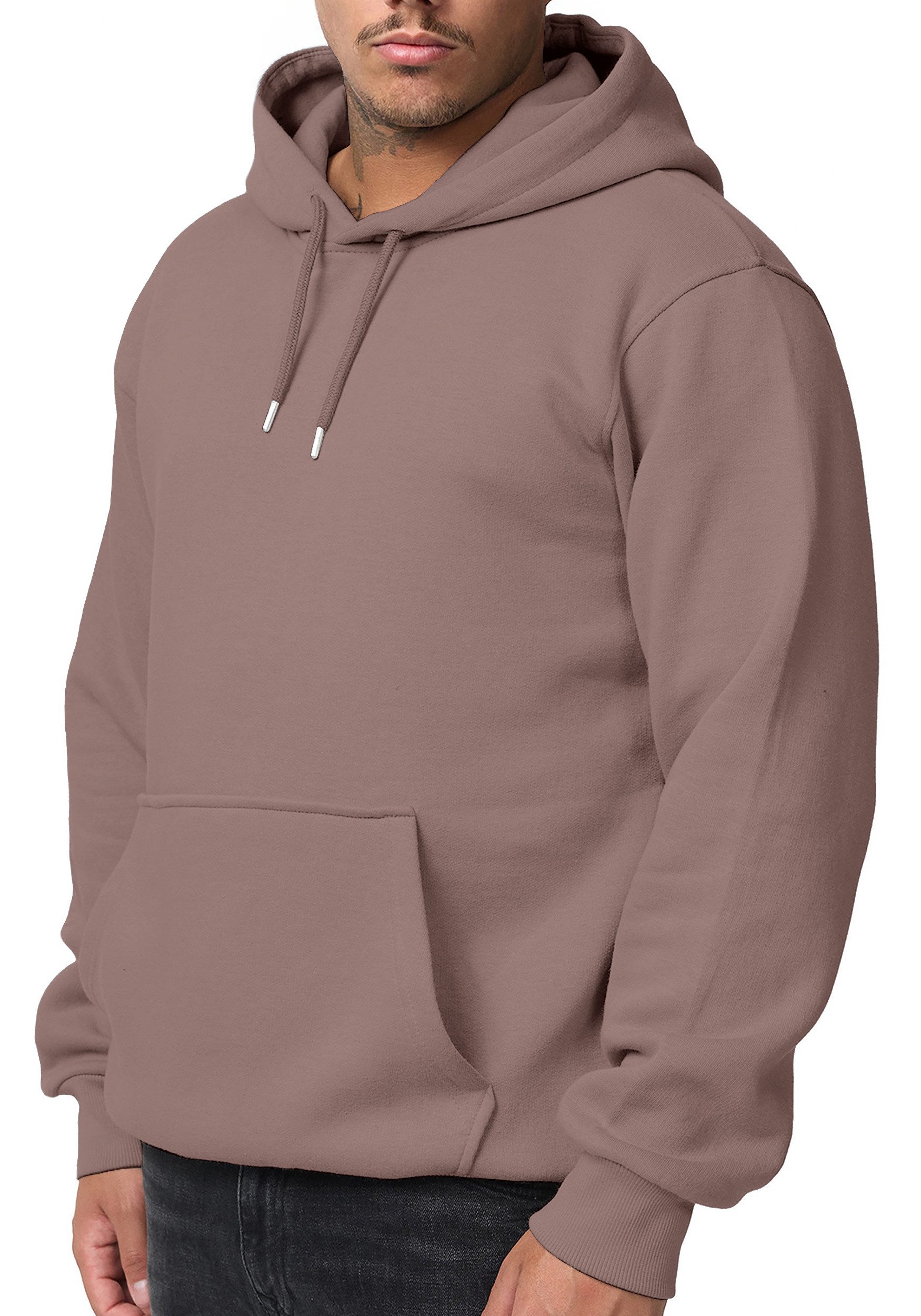 Smith & Solo Kapuzensweatshirt Hoodie Herren Kapuzenpullover (1-tlg) Baumwollmischung