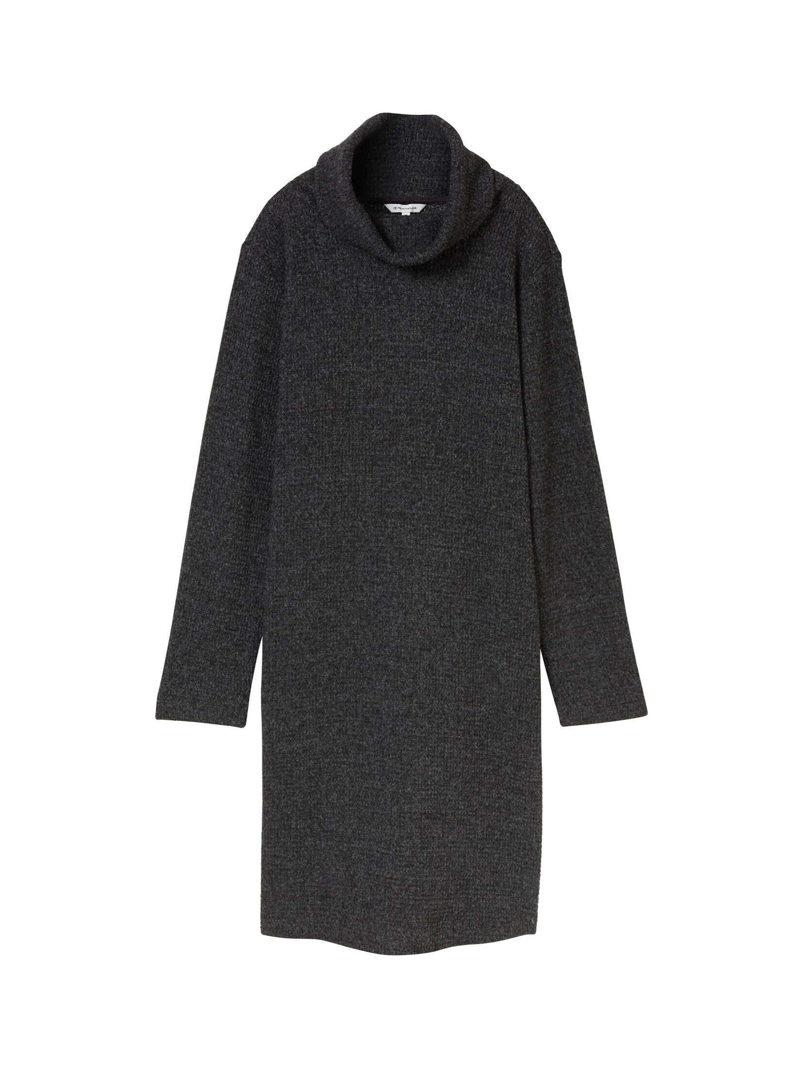 TOM TAILOR Sommerkleid Kleider & Jumpsuits Mini Strickkleid mit Rollkragen günstig online kaufen