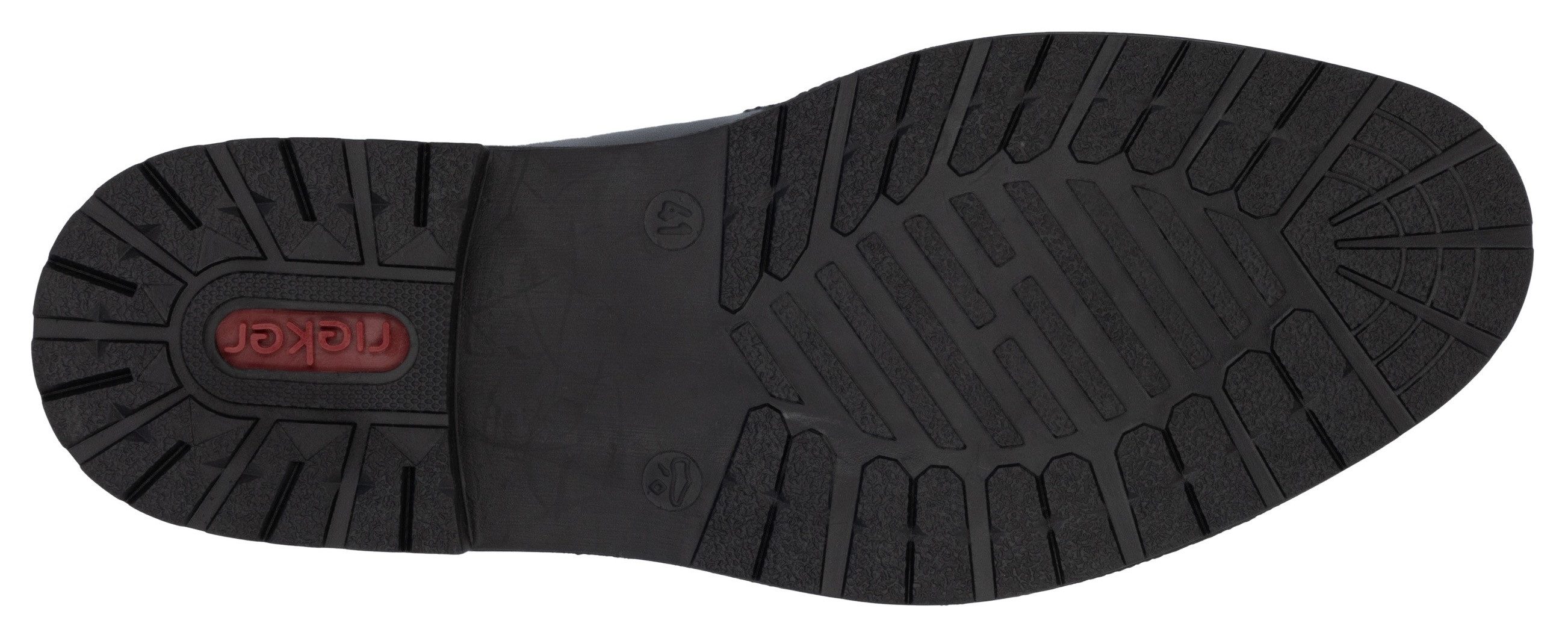 Rieker Schnürschuh mit dezentem Logoschriftzug, Freizeitschuh, Halbschuh, Schnürschuh