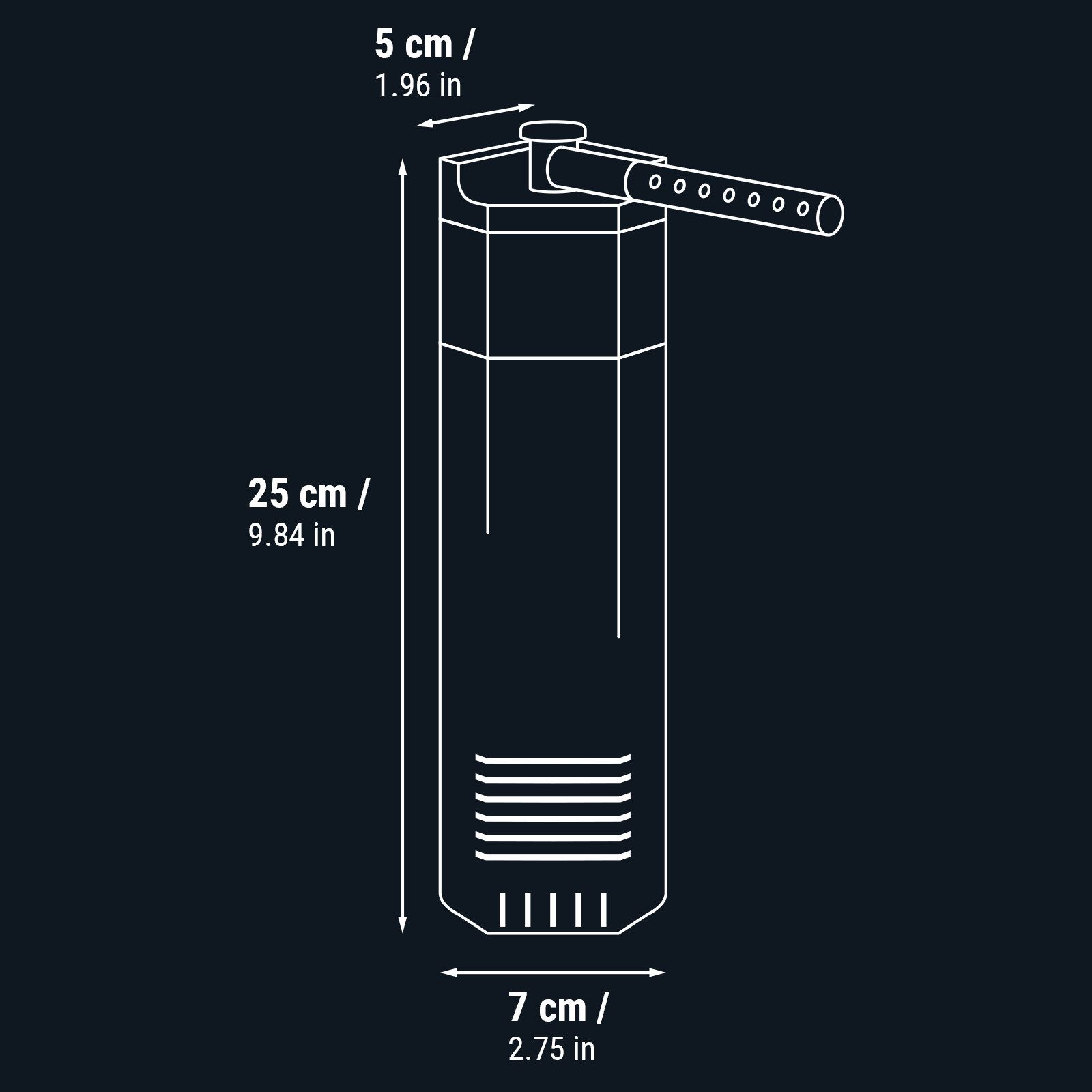 DENNERLE Aquariumfilter Corner Filter (Eckfilter), Innenfilter, bis 60 l Aquariengröße, Förderleistung: 150 l/h