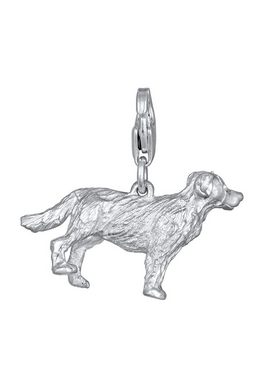 Nenalina Charm-Einhänger Hund Dog Anhänger Golden Retriever 925 Silber