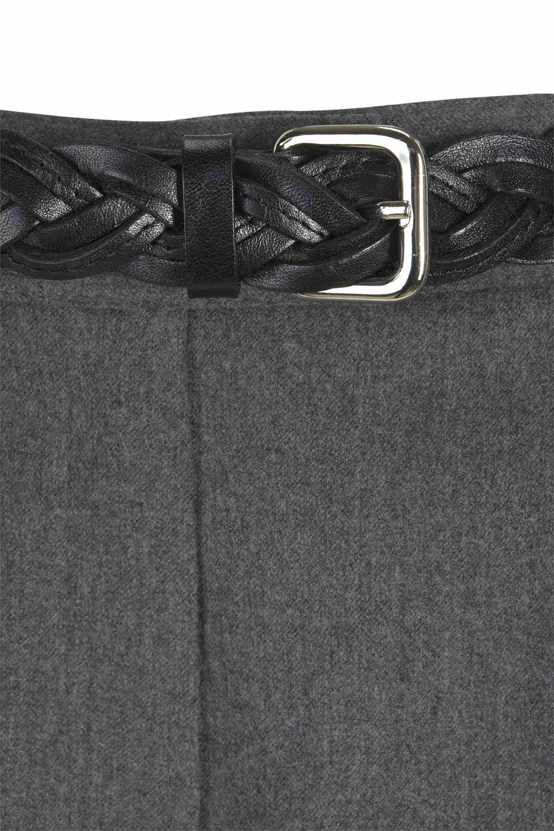 Stoffhose RAPHAELA BY BRAX Flanell Hose Silvia grau