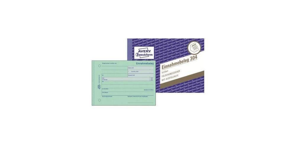 Avery Zweckform Quittung 1736 Selbstdurchschreibend A6, 2x40 Blatt - View #7