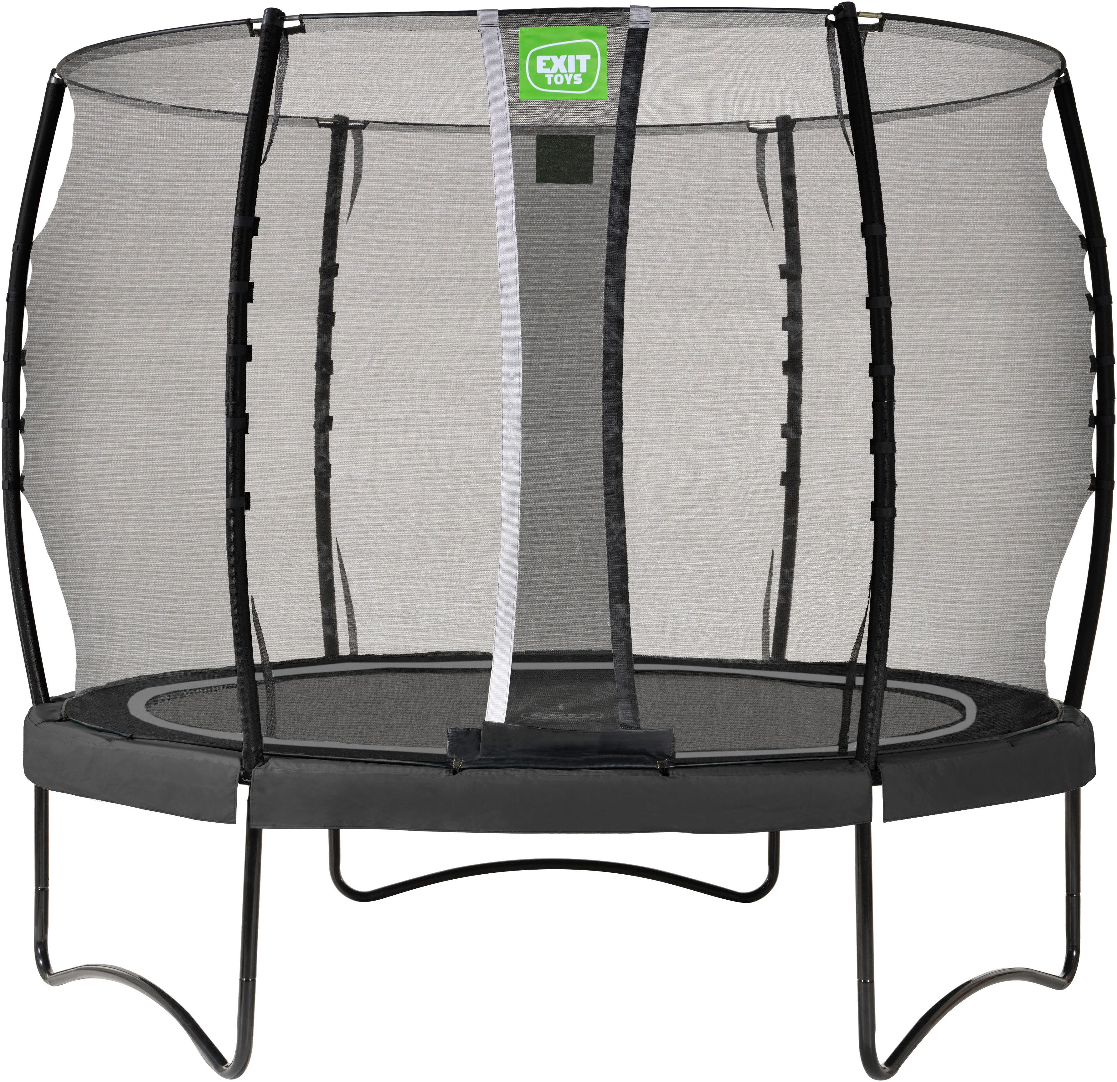 EXIT Gartentrampolin Allure Classic, schwarz, mit Sicherheitsnetz