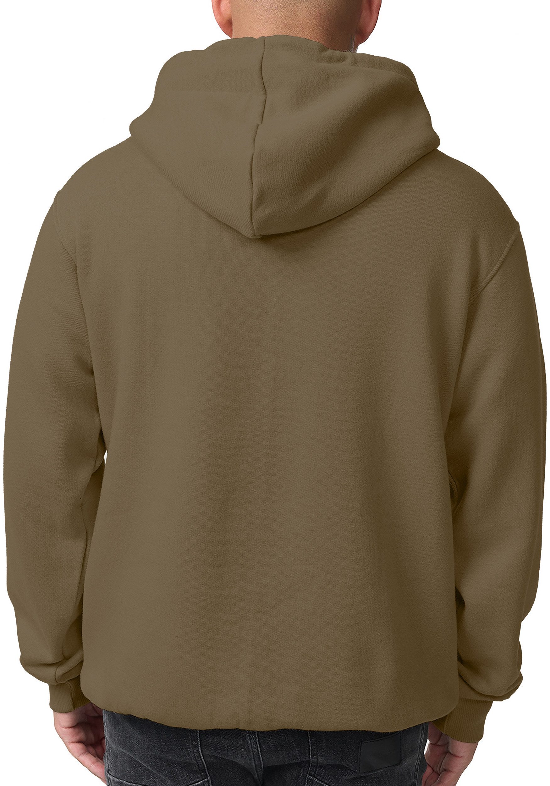 Smith & Solo Kapuzensweatshirt Hoodie Herren Kapuzenpullover (1-tlg) Baumwollmischung – Bild 4 von 5