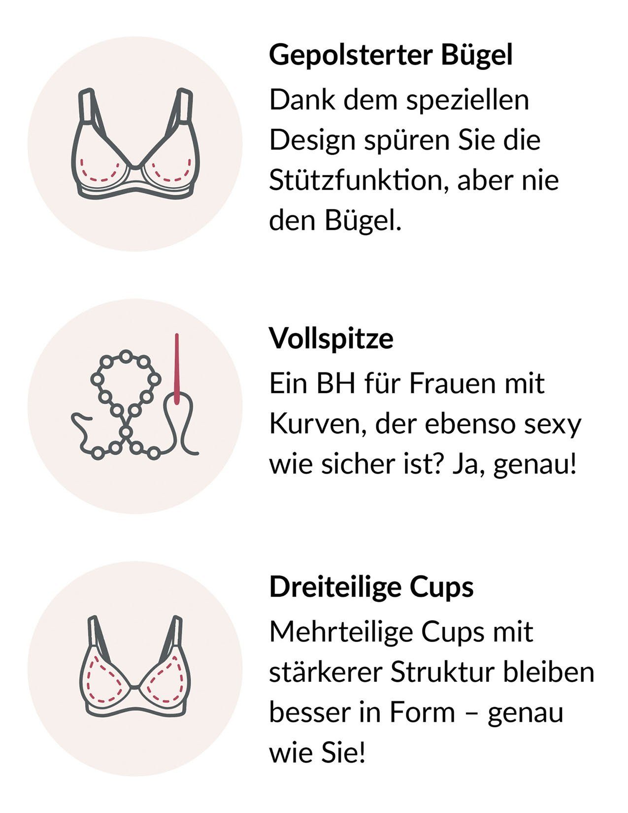 GLAMORISE Bügel-BH Wonder Wire
