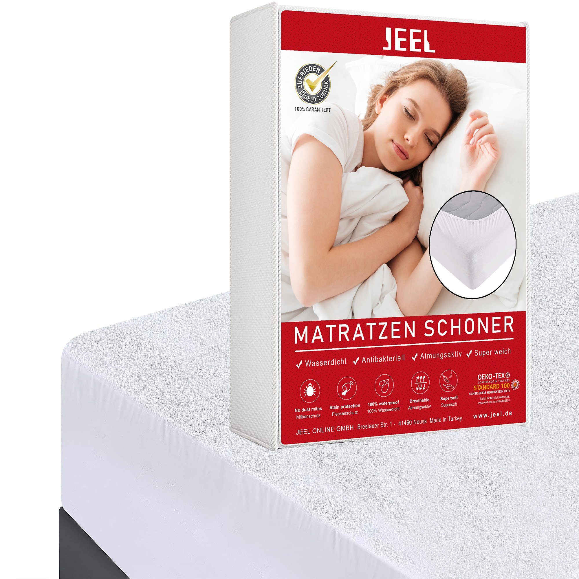Matratzenschoner Matratzenschoner Fitted Matratzenauflage JEEL, 60x120 günstig online kaufen