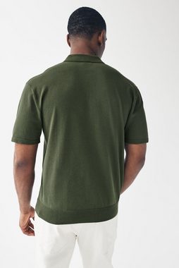 Next Poloshirt Regular Fit Strick-Polohemd mit Reißverschluss (1-tlg)
