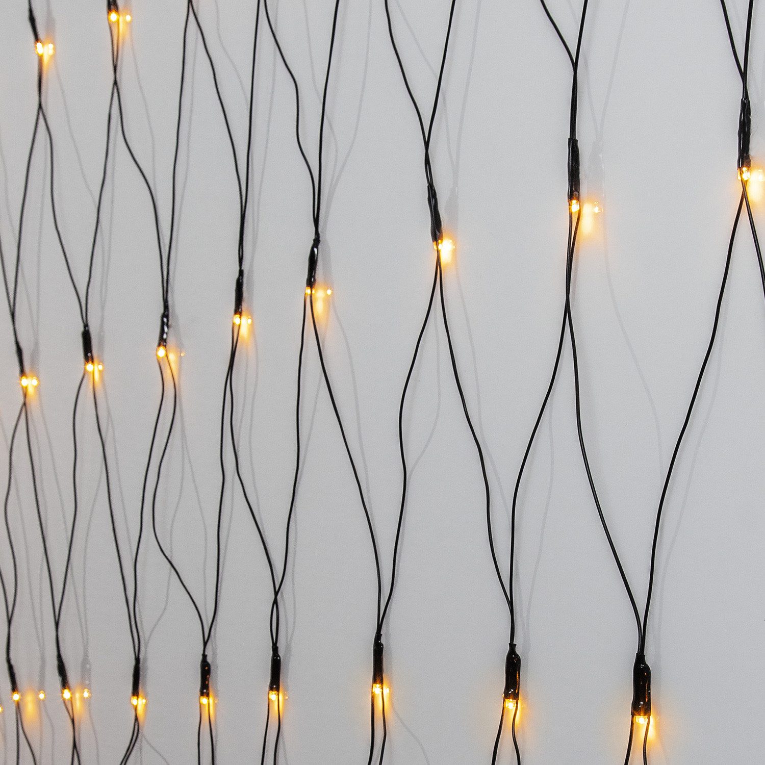 MARELIDA LED-Lichternetz LED Lichternetz 200 bernstein gold warmweiße LED 3mx3m für Außen, 200-flammig