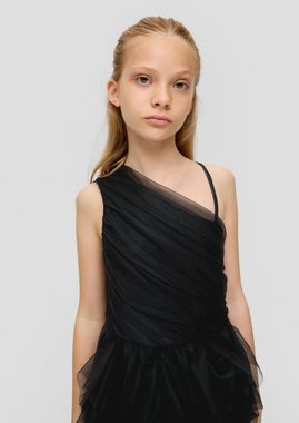 s.Oliver Minikleid One-Shoulder-Kleid mit Volantrock Riegel