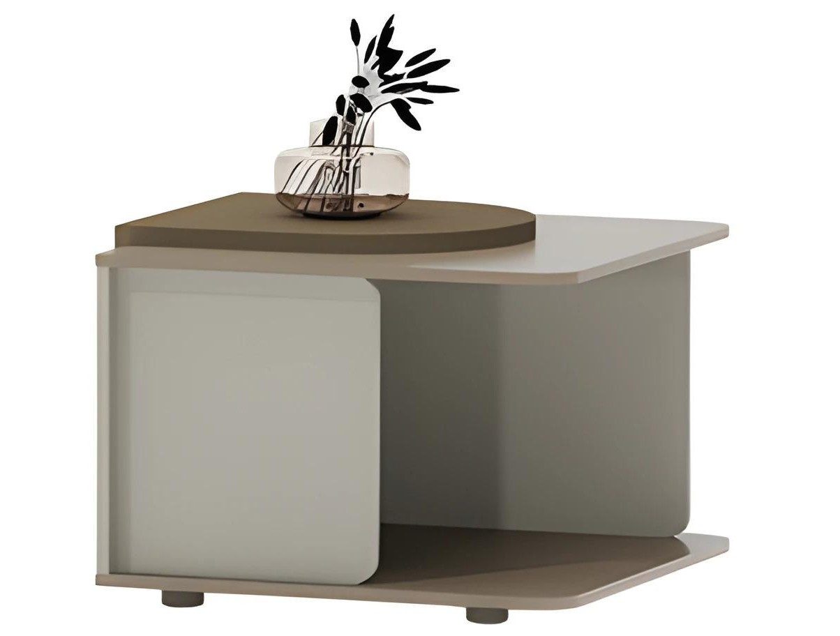 Xlmoebel Couchtisch Moderner Couchtisch in Beige und Braun aus Holz, Made in Europa