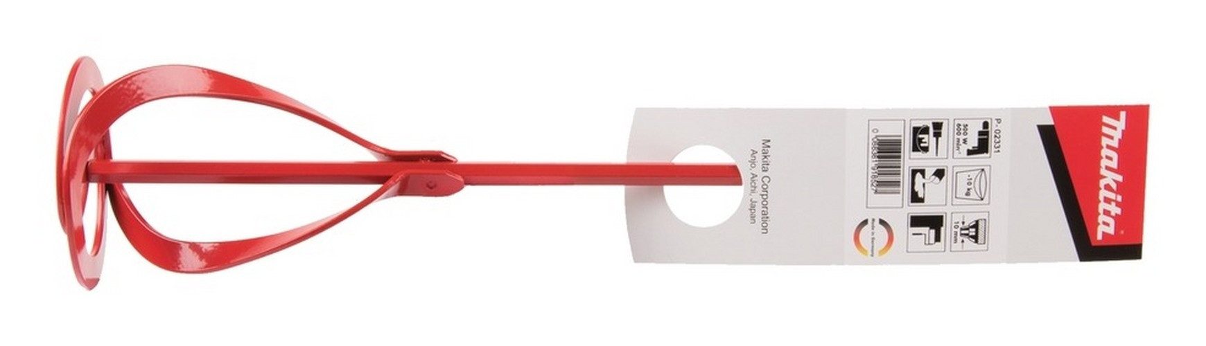 Makita Rührstab, L: 40 cm, Rührer UR80 6-KT