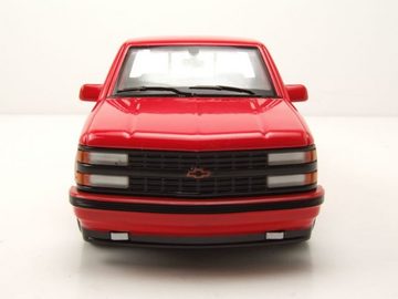 Maisto® Modellauto Chevrolet 454 SS Pick Up 1993 rot Modellauto 1:24 Maisto, Maßstab 1:24