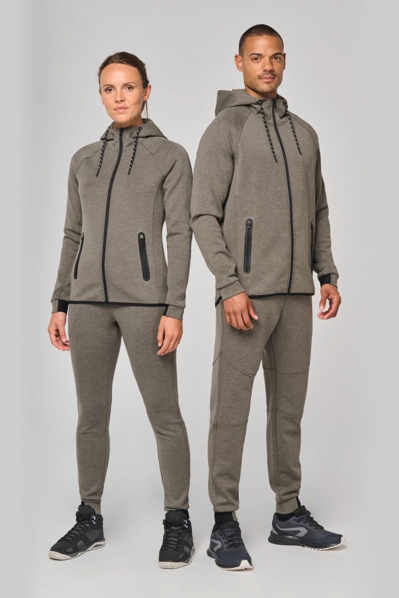 Kapuzensweatjacke Damen-Funktions- performance Hoodie