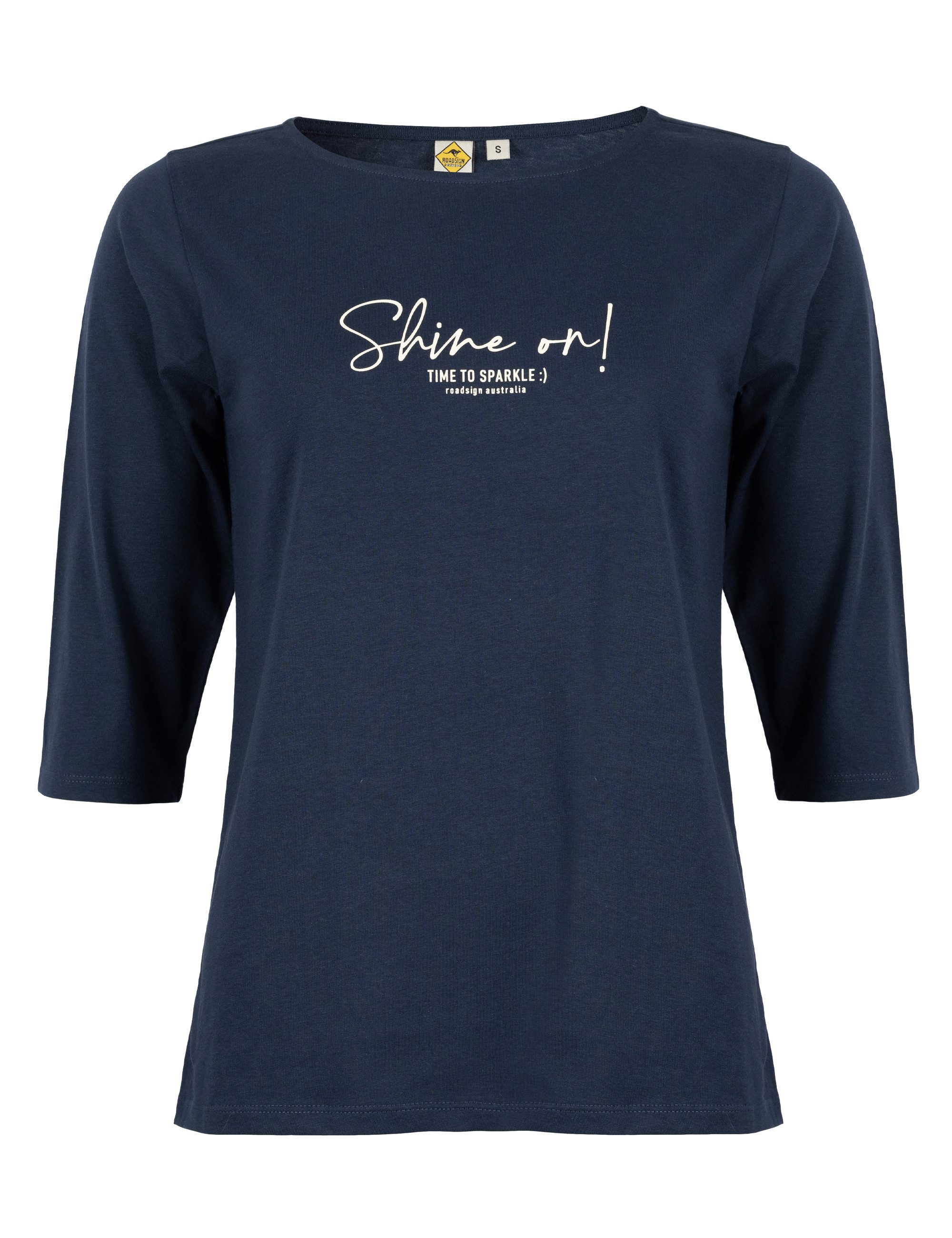 ROADSIGN australia Langarmshirt Smile Spirit (1, 1-tlg., 1) Longsleeve mit Statement-Print für entspannte Freizeitmomente