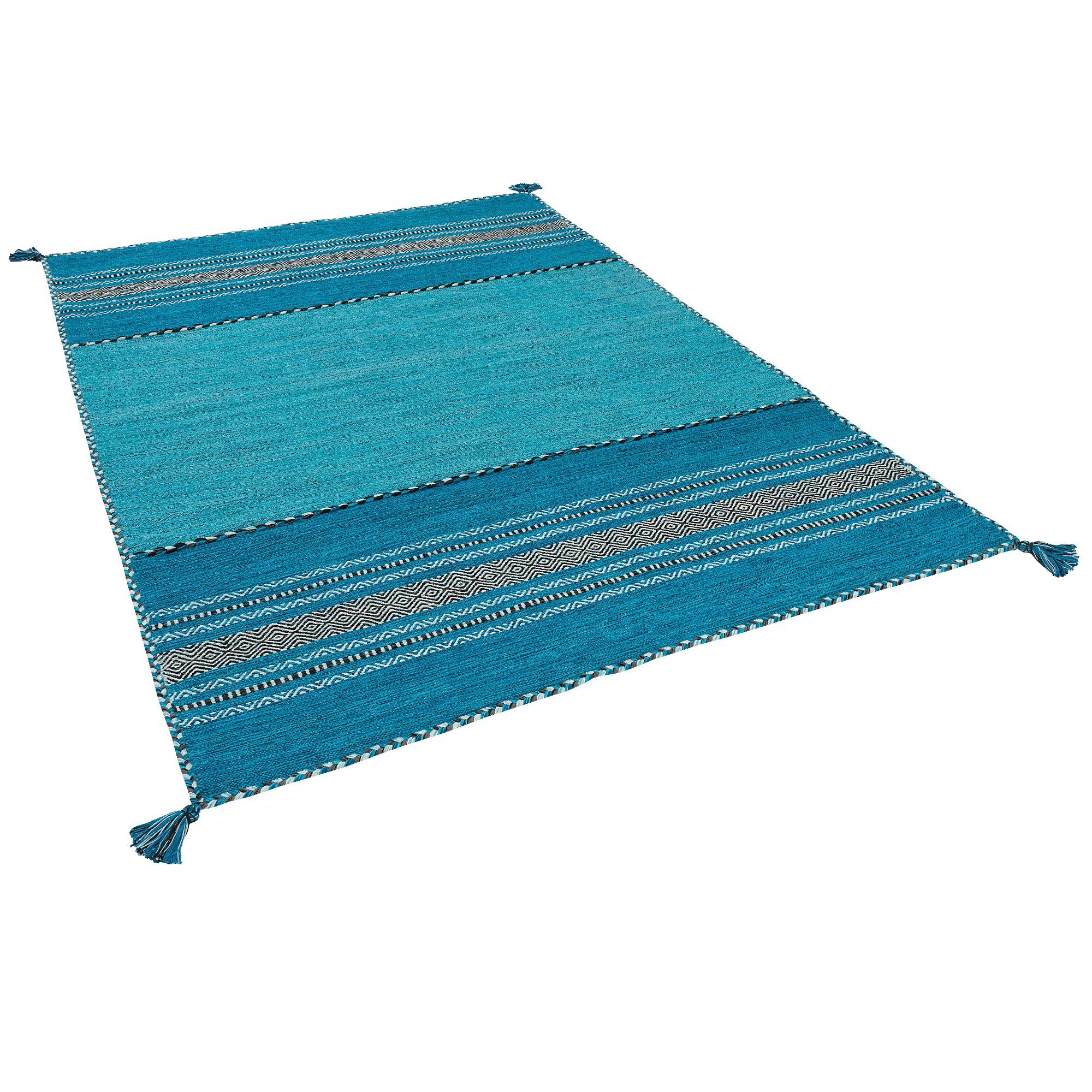 Pergamon Wollteppich Natur Teppich Kelim Navarro, Rechteckig, Höhe: 8 mm – Bild 5 von 5