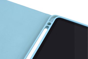 Tucano Tablet-Hülle Metal, Schutzhülle mit Standfunktion, Hellblau 11 Zoll, iPad Air 10,9 Zoll, iPad Pro 11 Zoll (2020-2022)