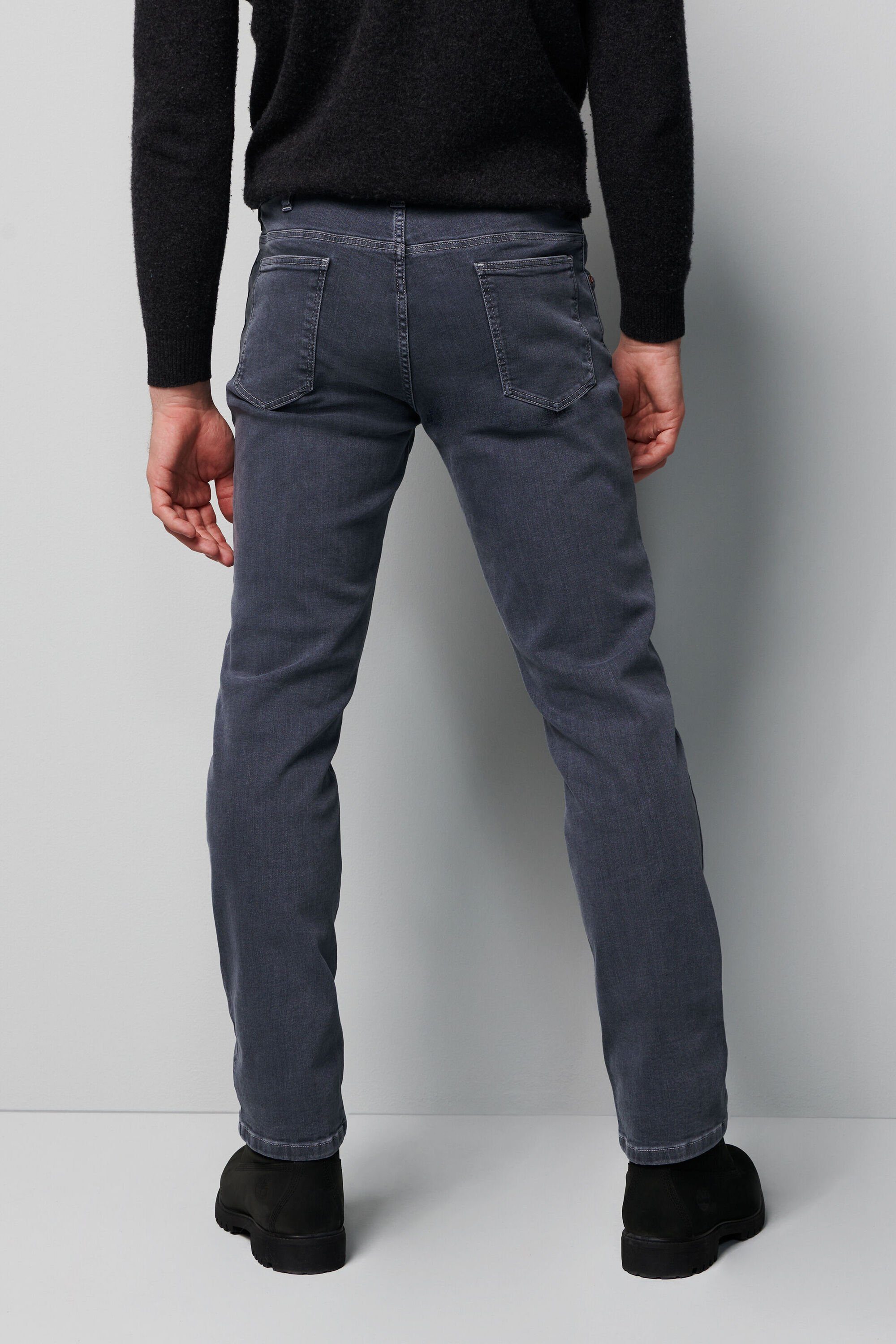 MEYER mid 5-Pocket-Jeans grey