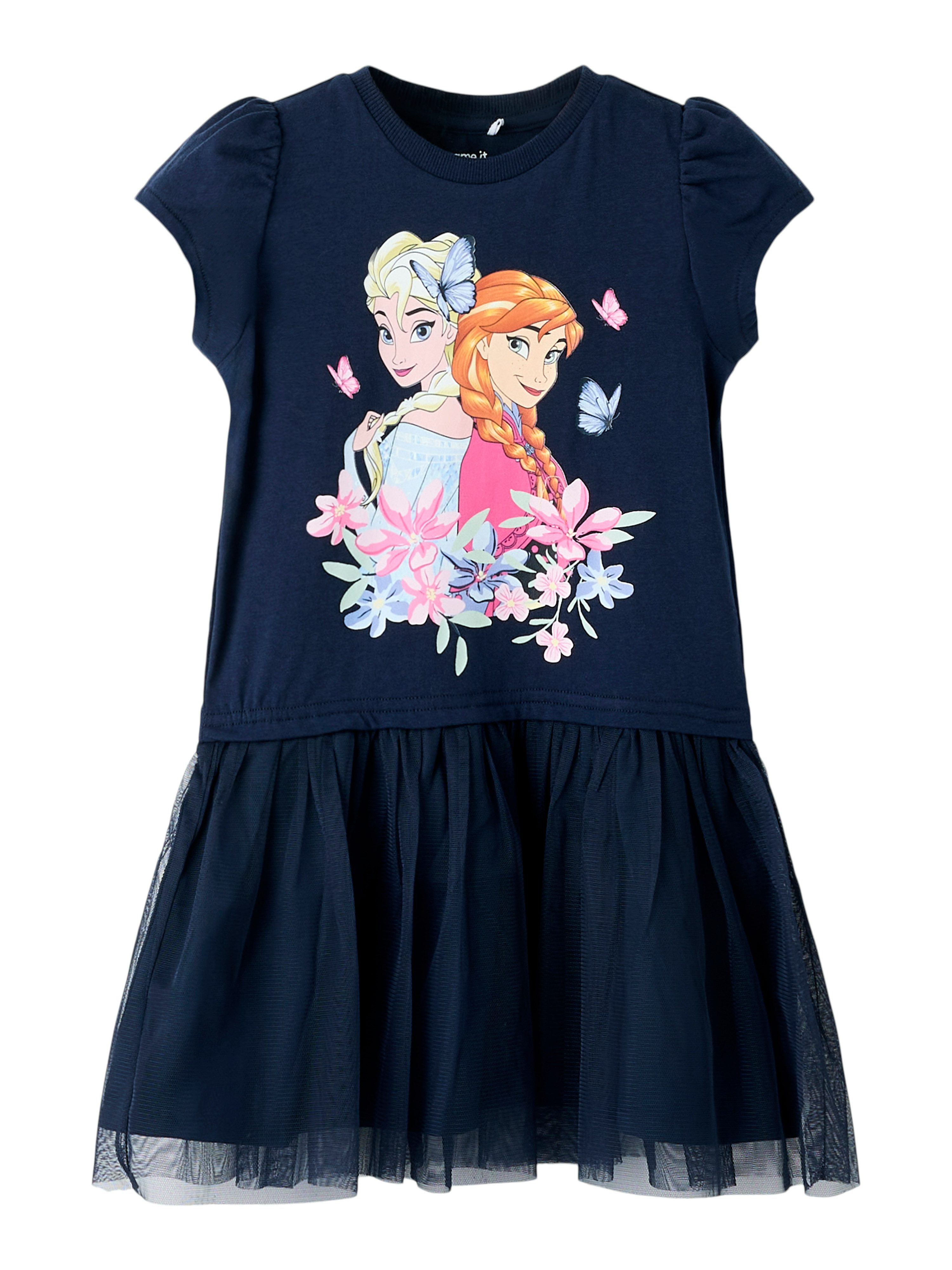 Jerseykleid NMFMEMMA FROZEN SS TULLE DRESS LNOOS WDI