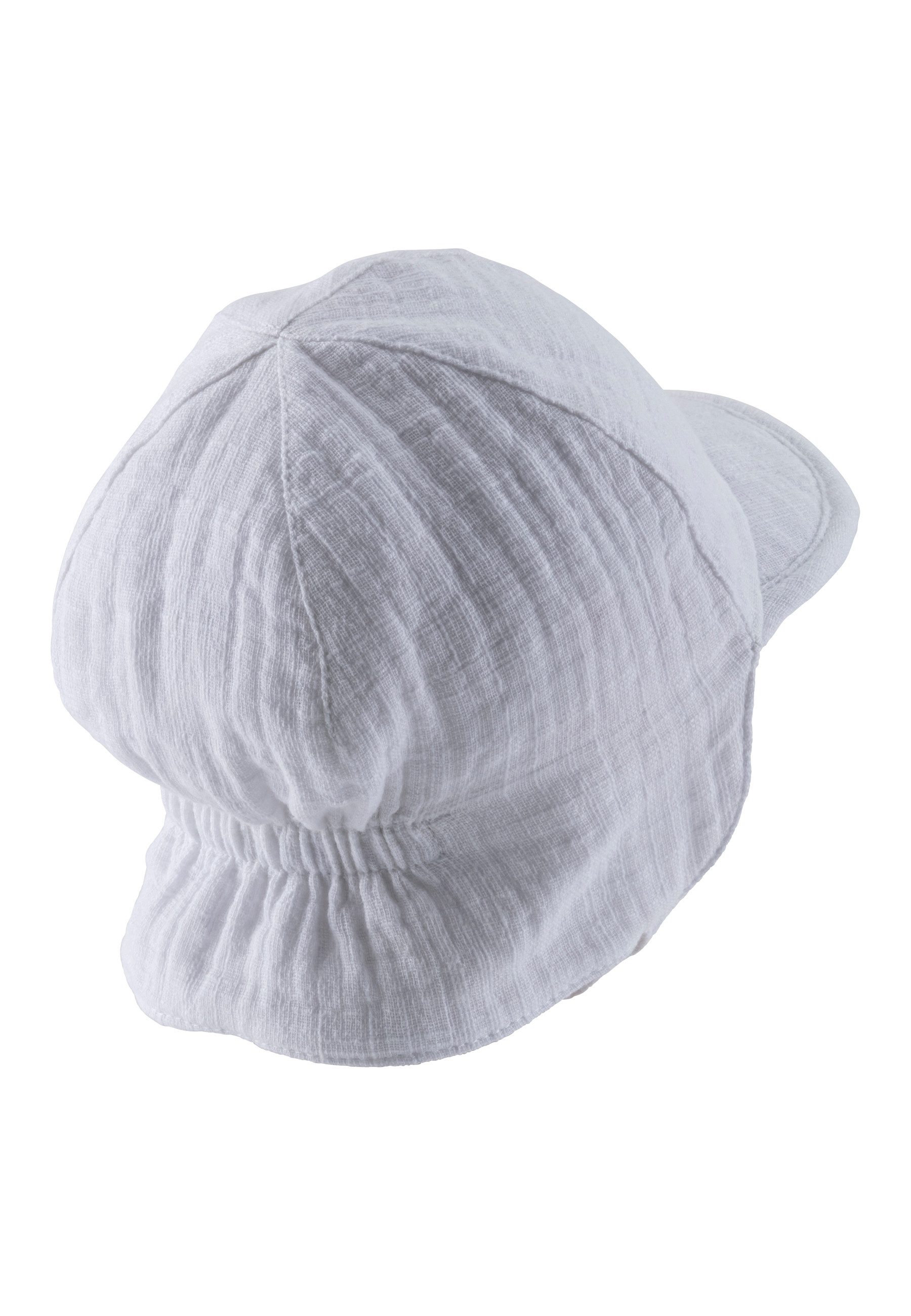 Sterntaler® Schirmmütze Schirmmütze mit Nackenschutz uni (1-St)