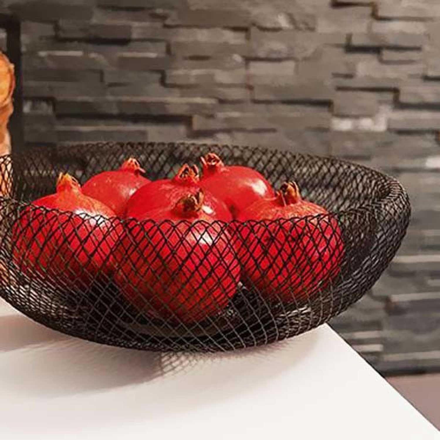 PHILIPPI Dipschale Mesh Schale XL 40 cm Stahl pulverbeschichtet, Stahl