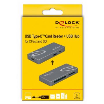 Delock Speicherkartenleser USB Type-C Card Reader