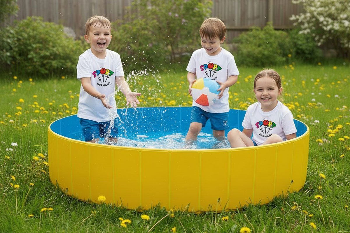 SportFit Planschbecken Aufstellpool, (Kinderpool, 2-tlg)
