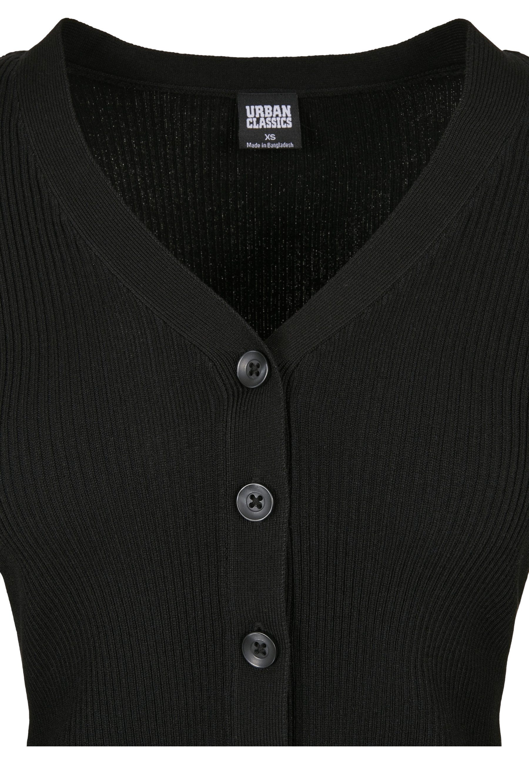 URBAN CLASSICS Cardigan Urban Classics Damen Ladies Short Rib Knit Cardigan (1-tlg)