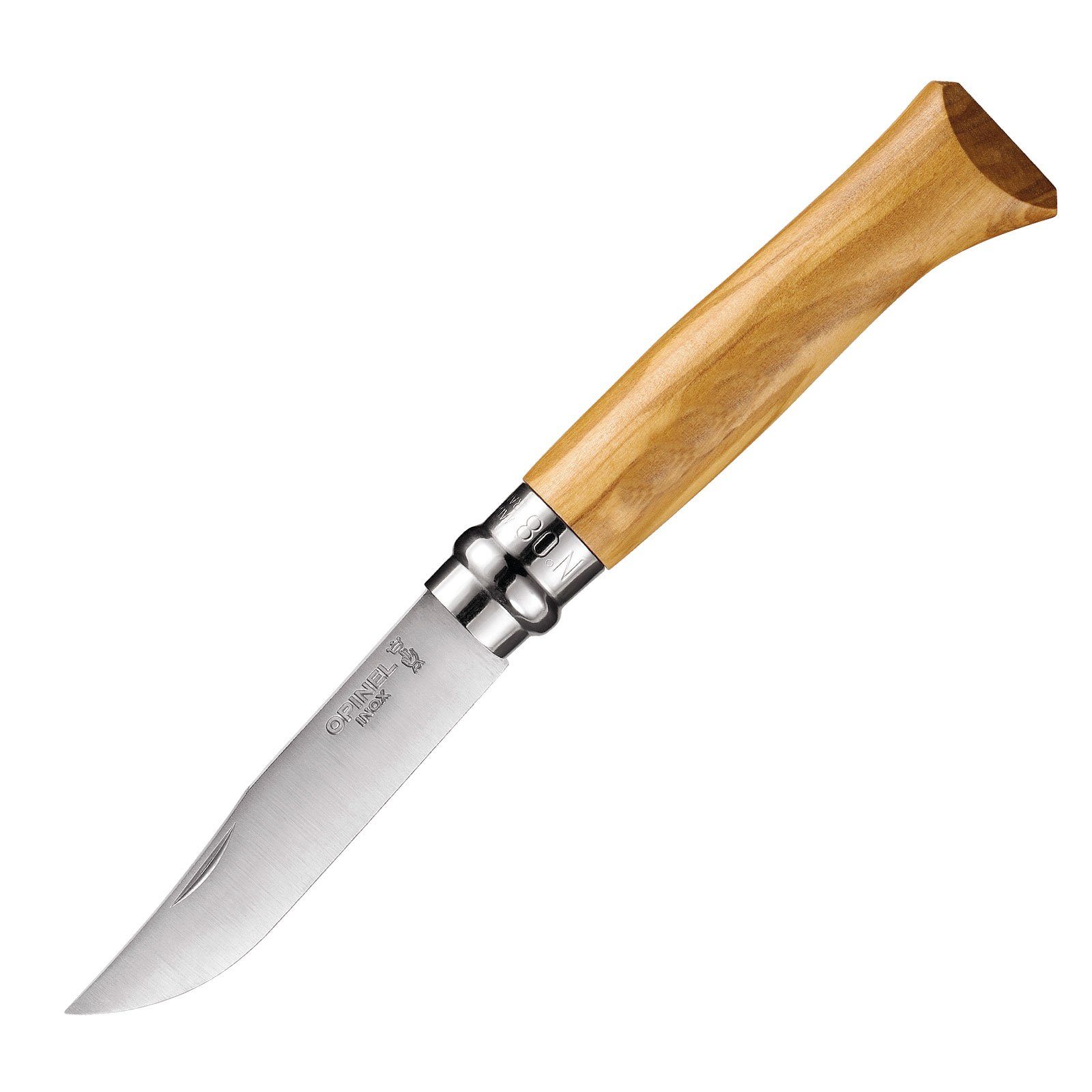 Holz Oliven Klappmesser 8 Set No. Opinel Taschenmesser + Etui, Messer Taschenmesser Geschenk