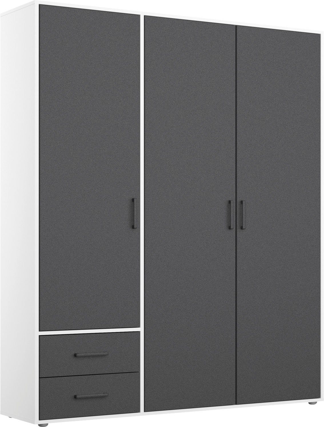 rauch Drehtürenschrank Voyager, Kleiderschrank mit Außenschubkästen, günstig online kaufen