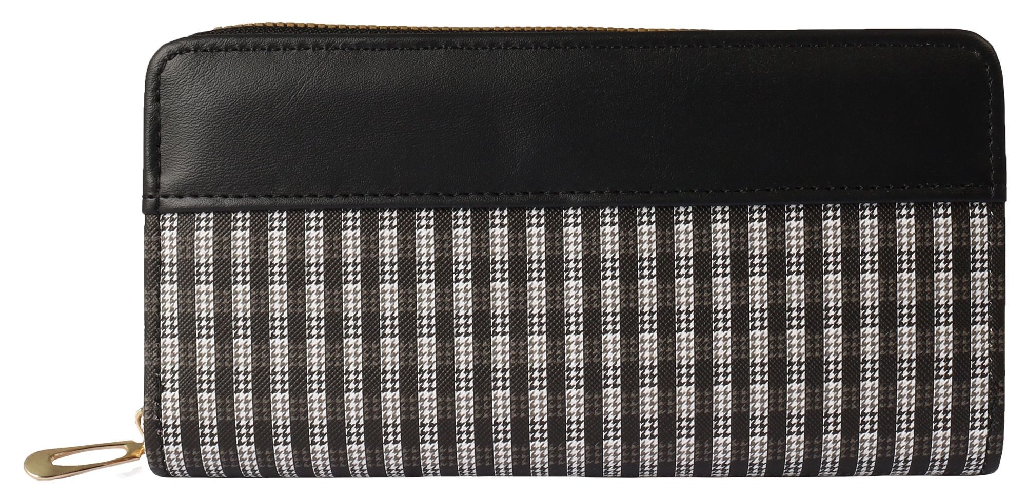 Cham Cham Geldbörse 3010093 Lederimitat, kariertes Muster, längliche